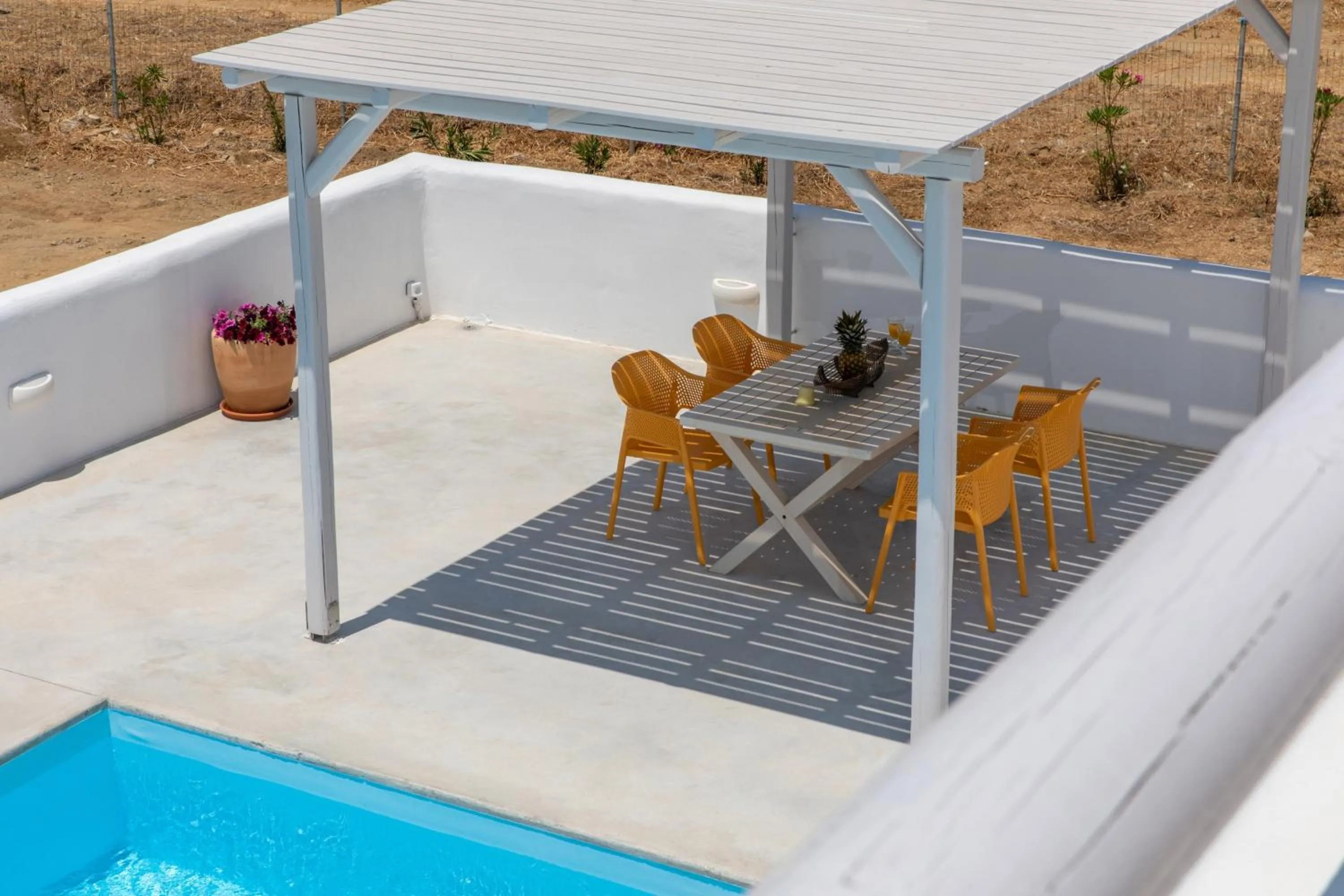 Dining area in Naxian Lounge Villas