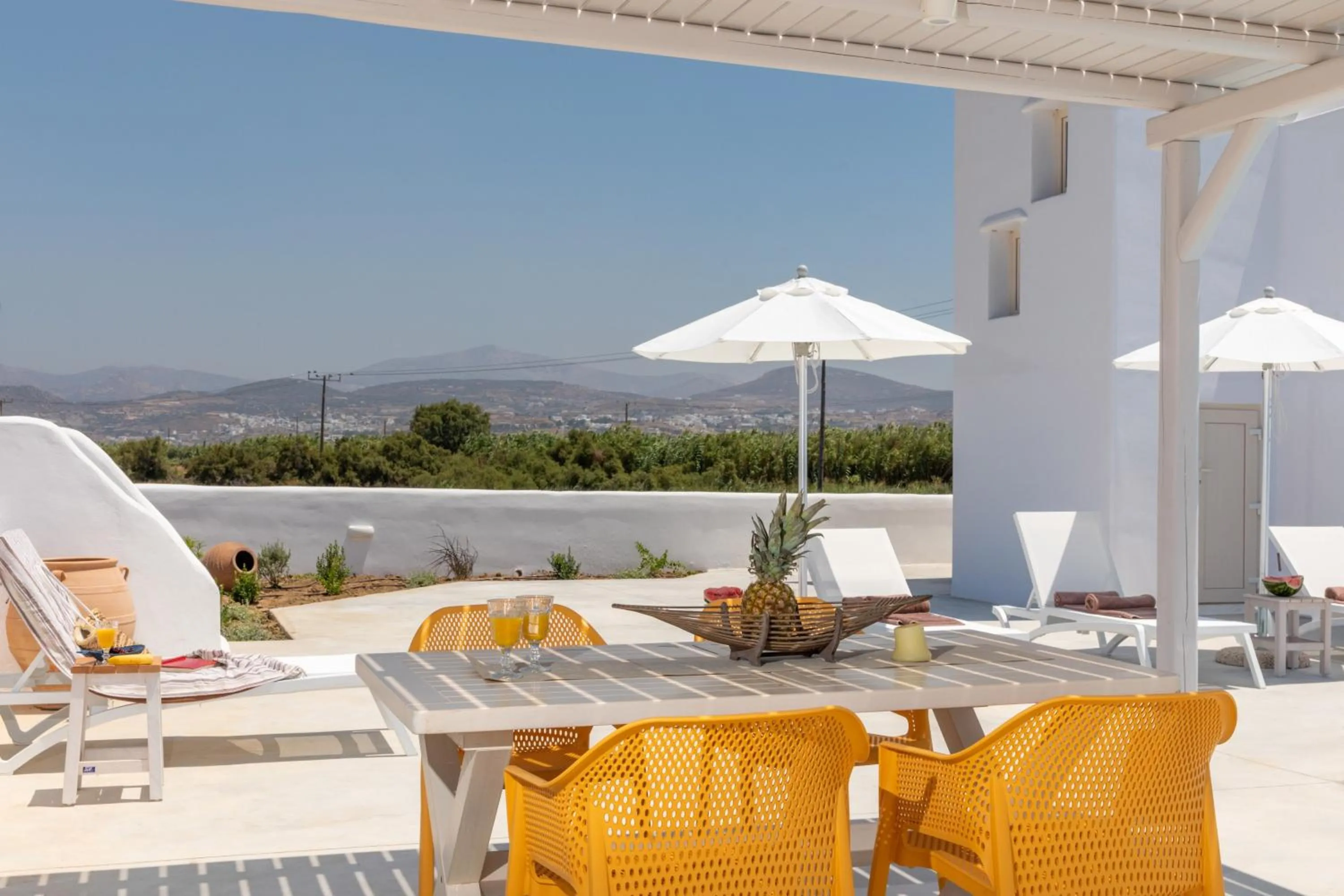 Balcony/Terrace in Naxian Lounge Villas