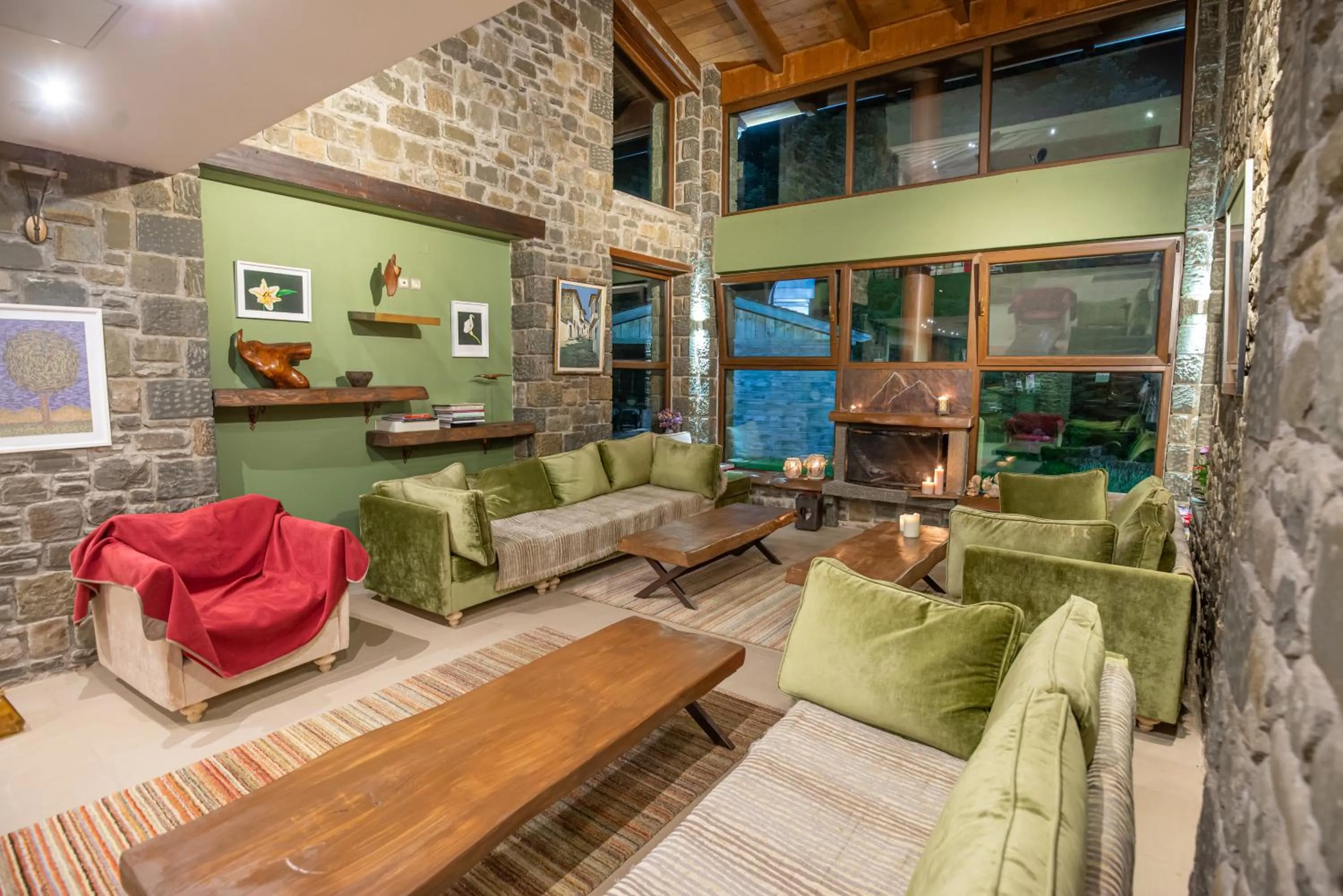 Lobby or reception in Anavasi Mountain Resort