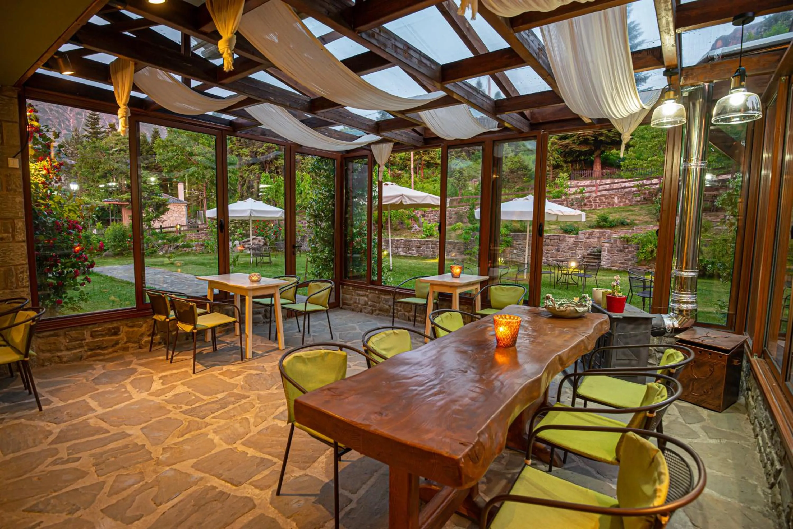 Patio in Anavasi Mountain Resort