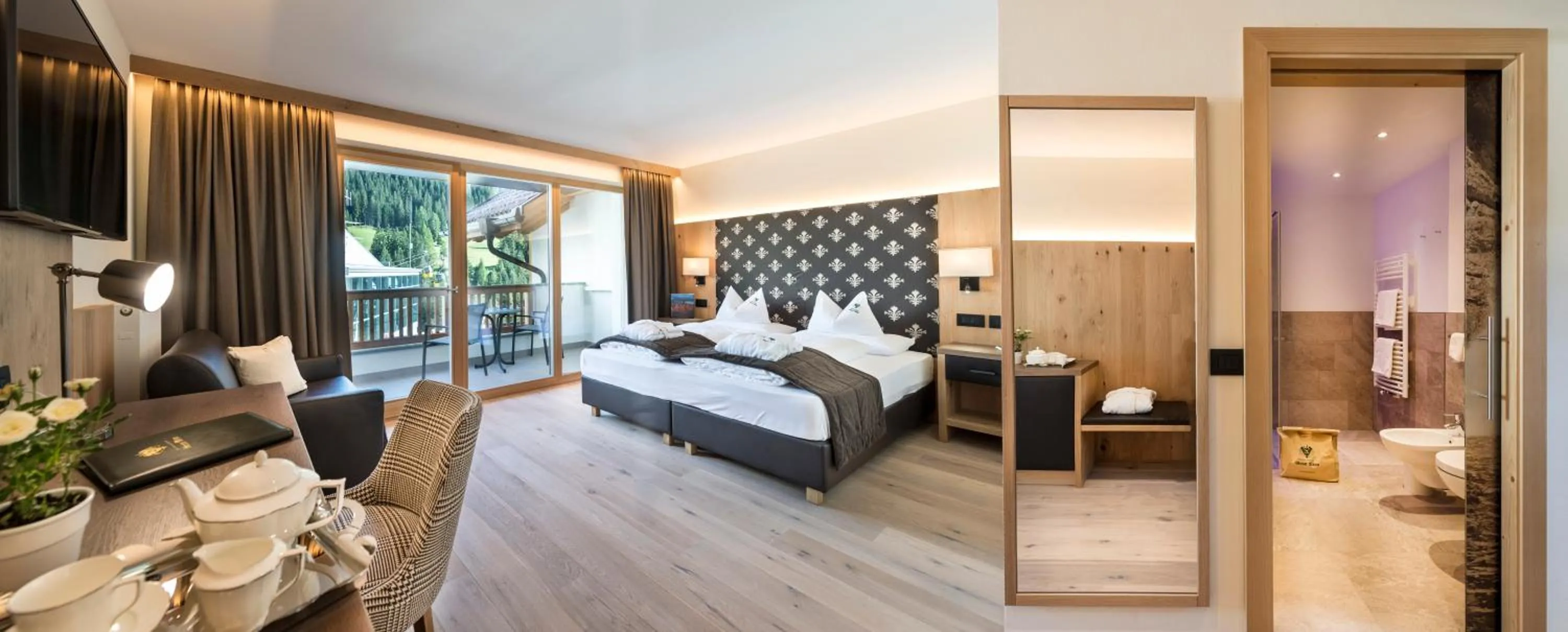 Bed in Wellness Hotel Gran Risa***S