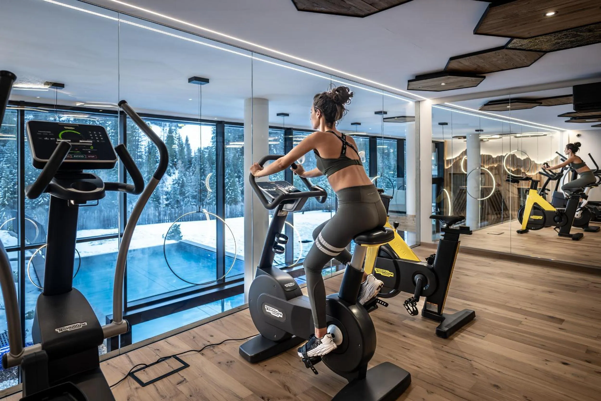 Swimming pool in Wellness Hotel Gran Risa***S