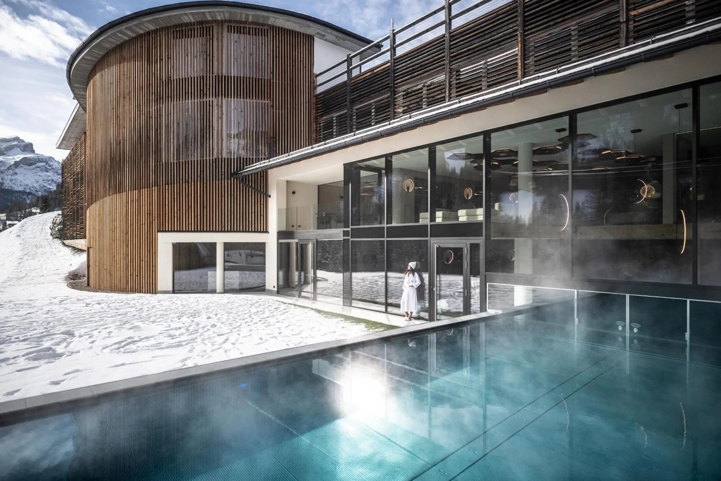 Swimming pool in Wellness Hotel Gran Risa***S