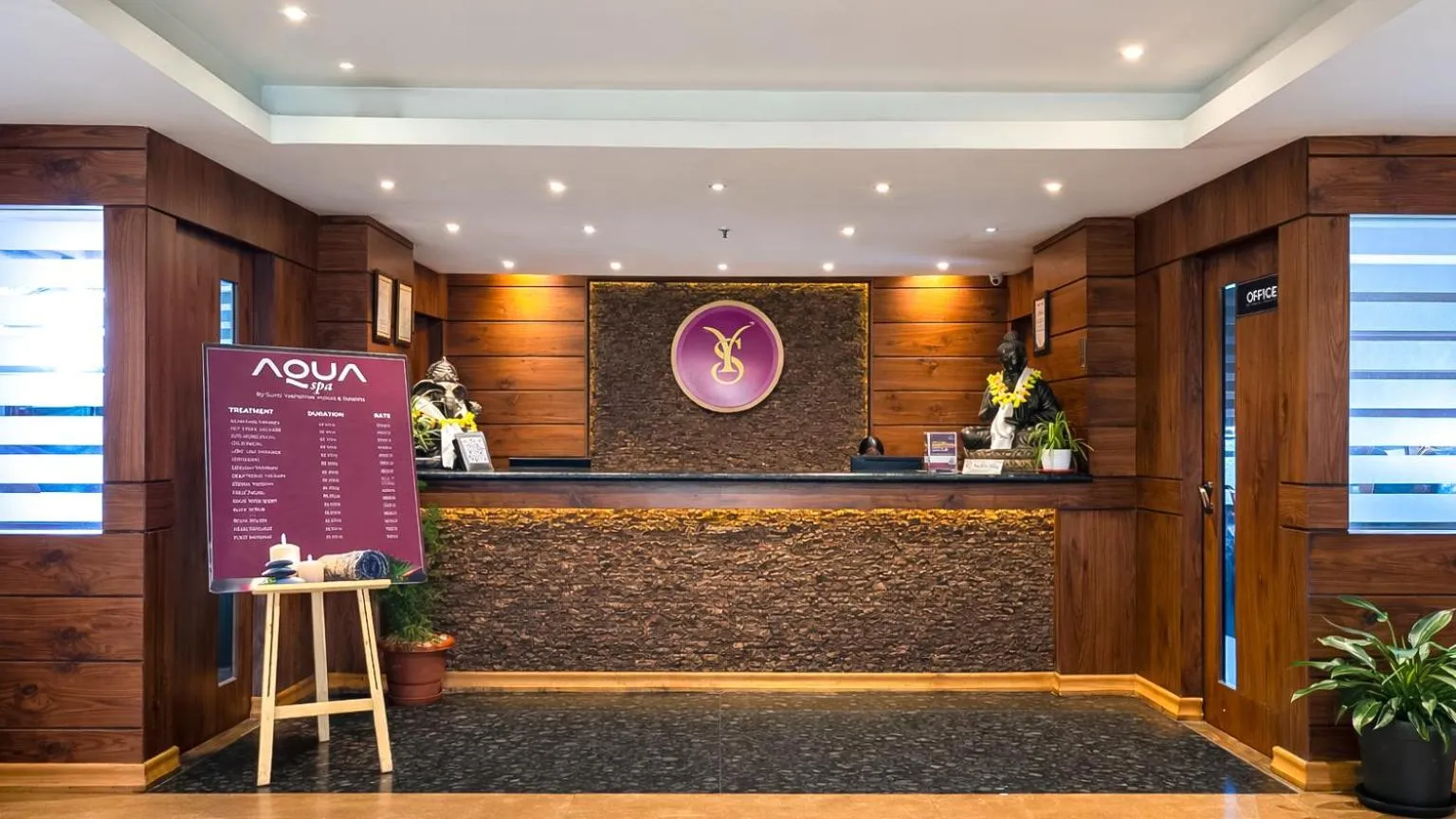 Lobby or reception in Yashshree Sanderling Mall Road