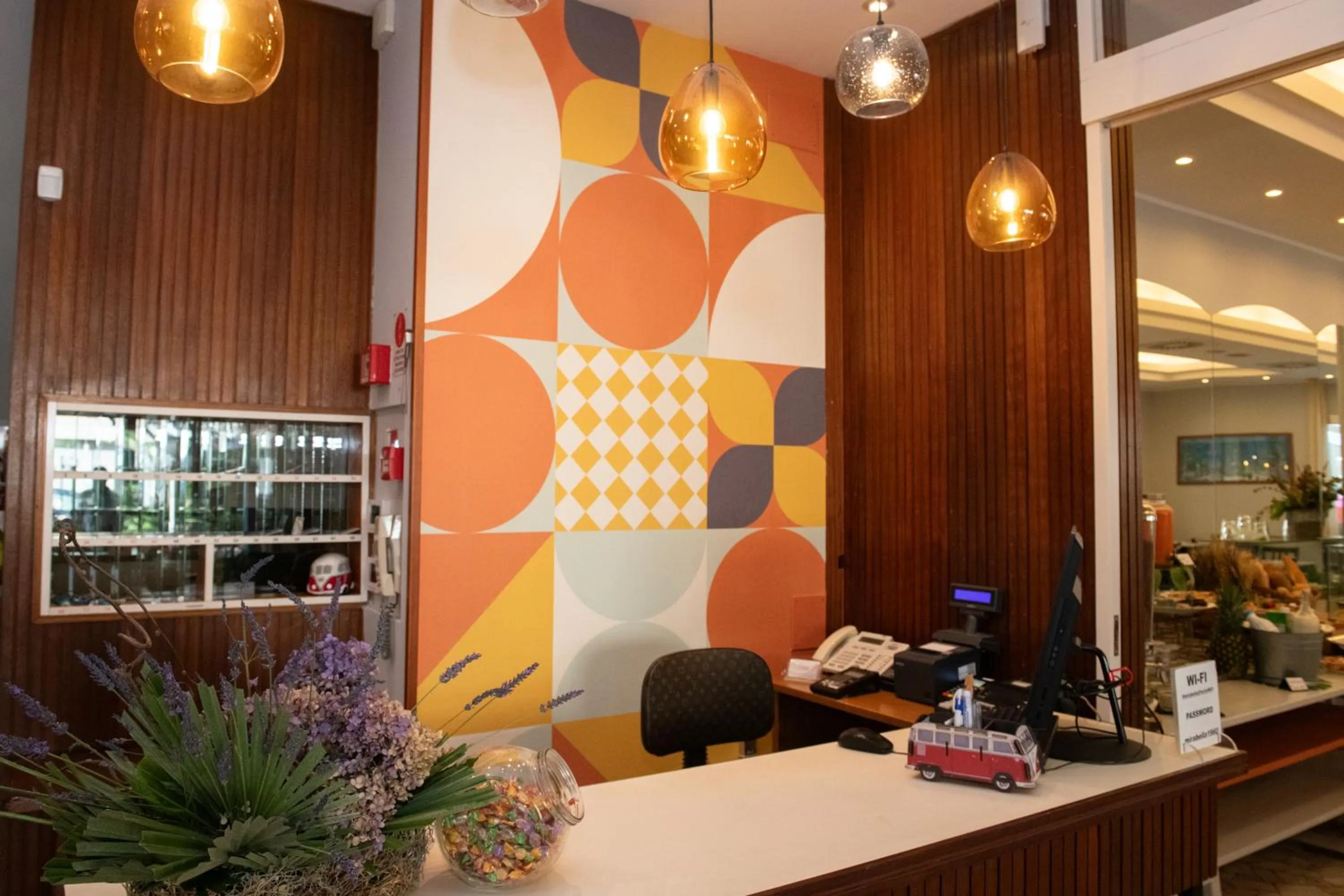 Lobby or reception in Hotel Mirabella