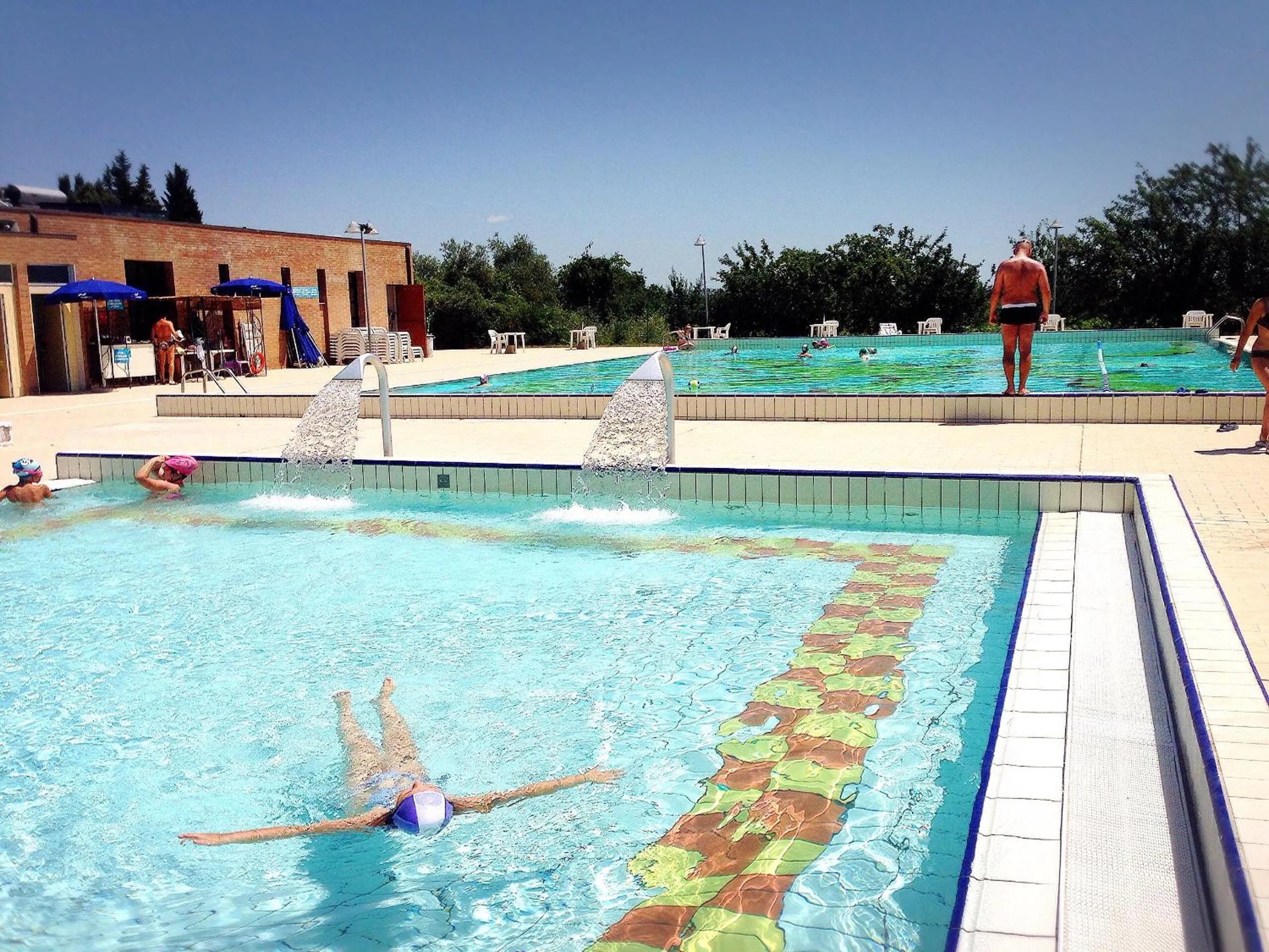 Swimming pool in Camping Il Boschetto Di Piemma