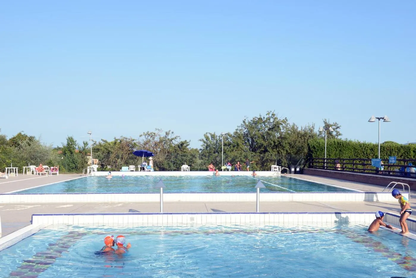 Swimming pool in Camping Il Boschetto Di Piemma