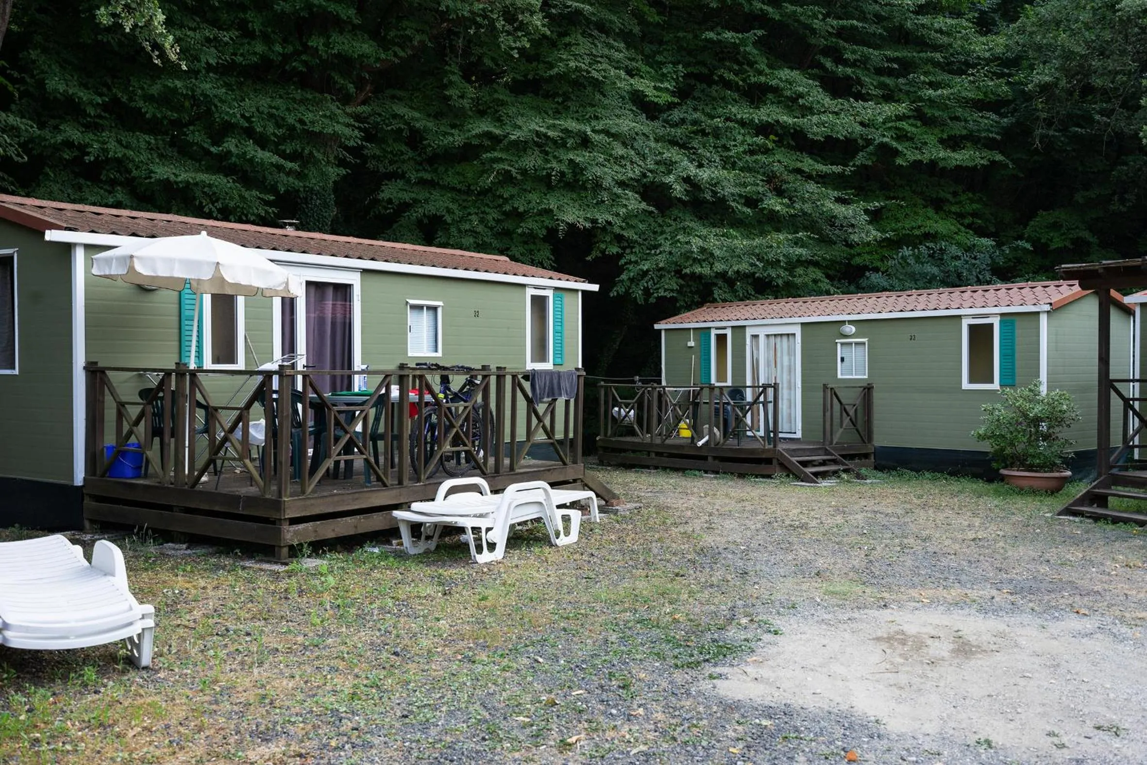 Patio in Camping Il Boschetto Di Piemma