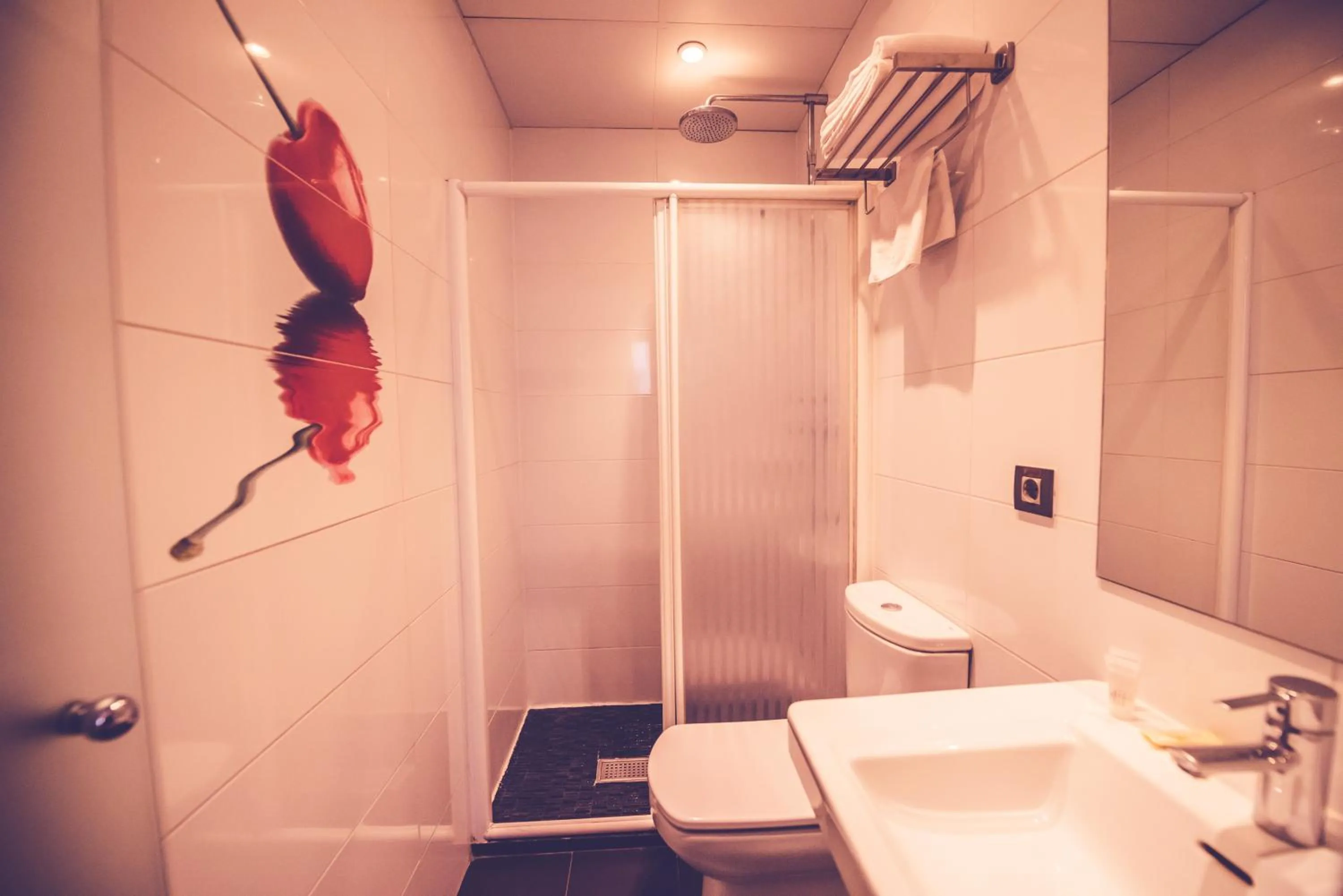 Bathroom in Hostal Prado