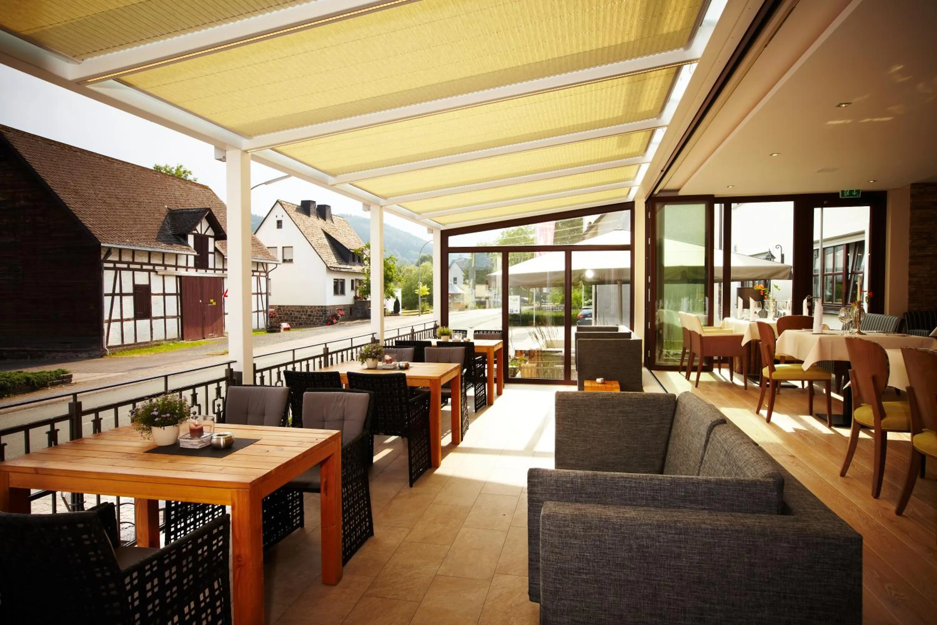 Balcony/Terrace in Müllers Landhotel