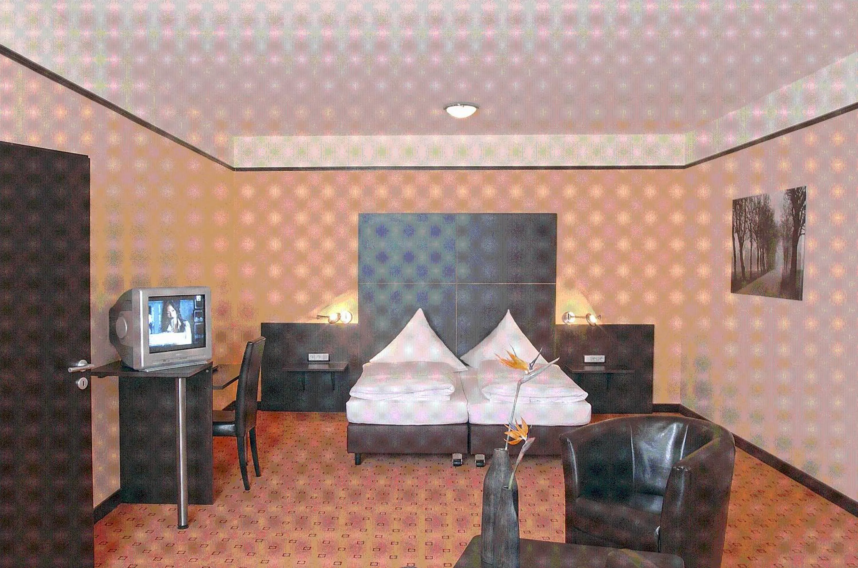 Bed in Müllers Landhotel