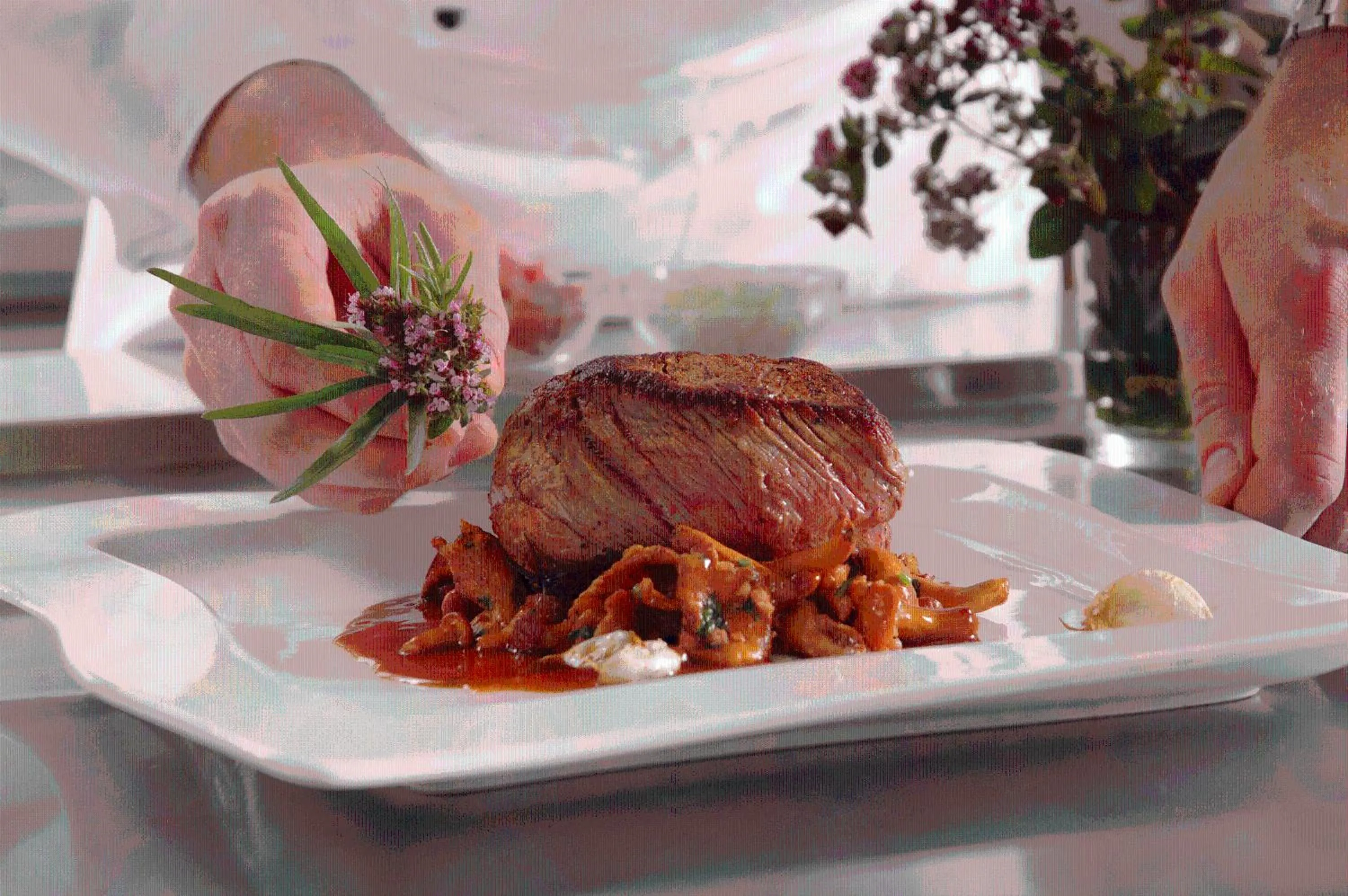 Food close-up in Müllers Landhotel