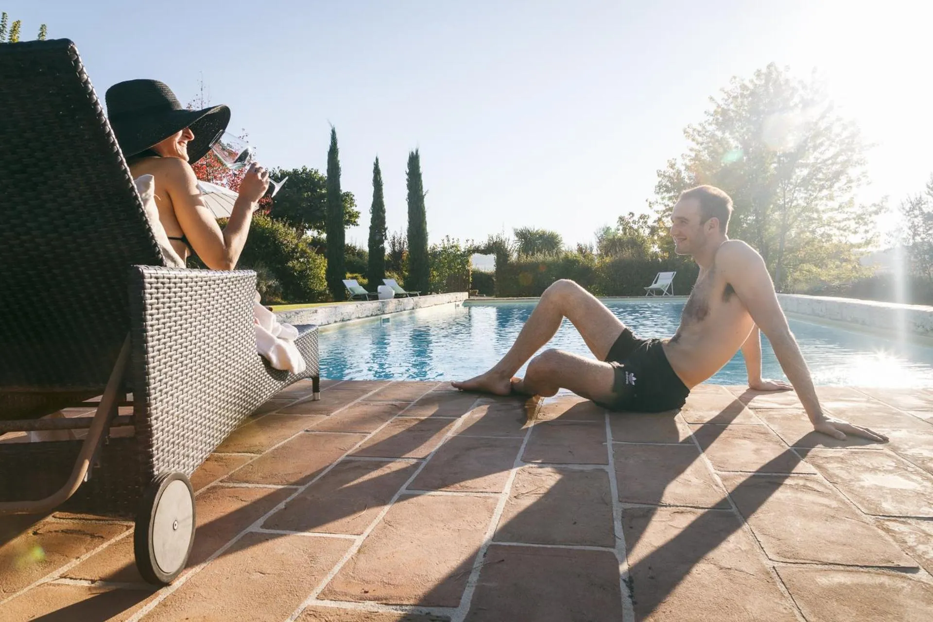 Swimming pool in L'Orto Di Panza