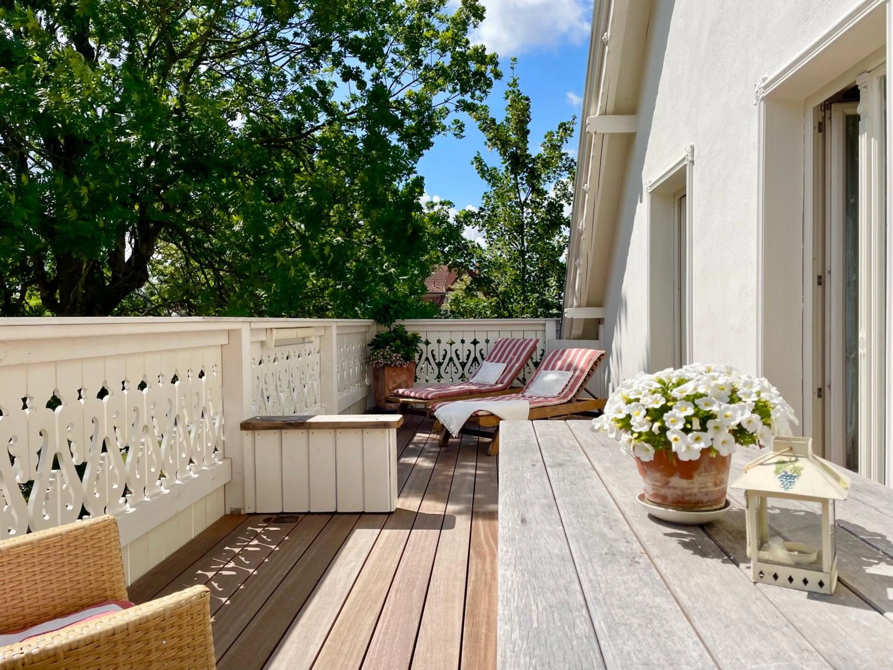 Balcony/Terrace in Weißt Du noch - Gästehäuser & Suiten