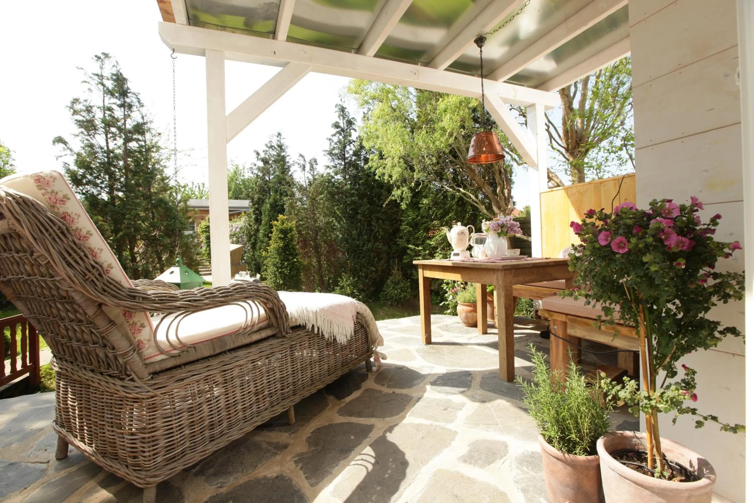 Balcony/Terrace in Weißt Du noch - Gästehäuser & Suiten