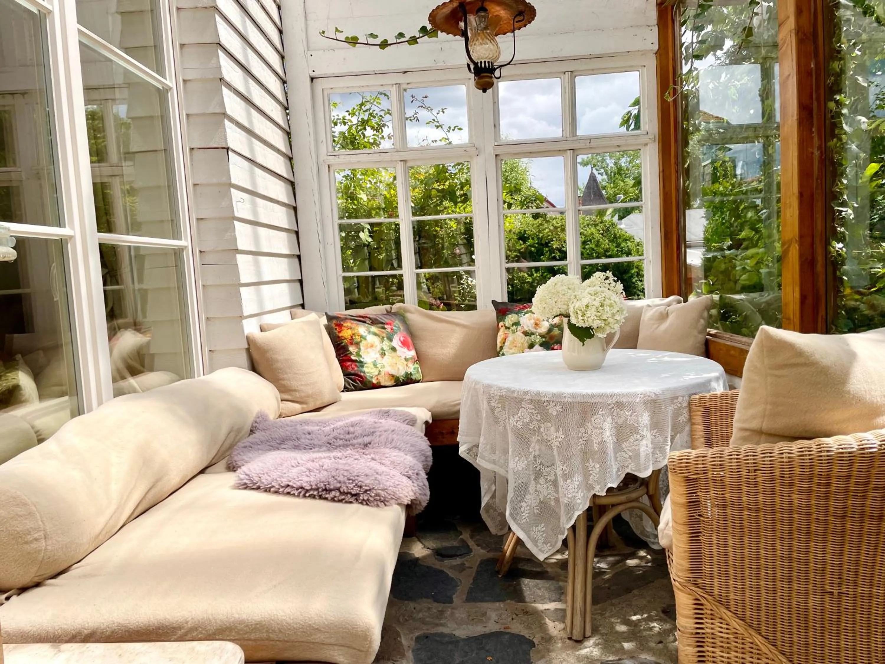 Balcony/Terrace in Weißt Du noch - Gästehäuser & Suiten