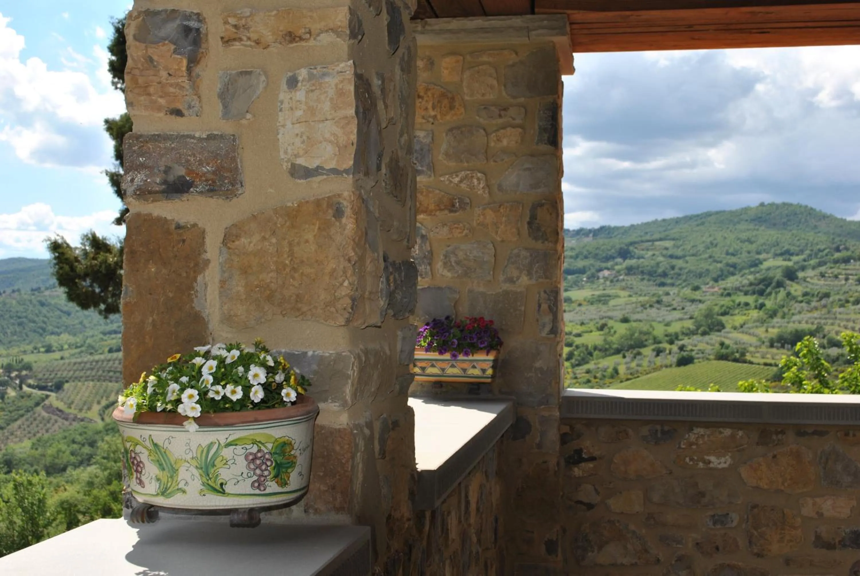 Natural landscape in B&B Lavanda e Rosmarino
