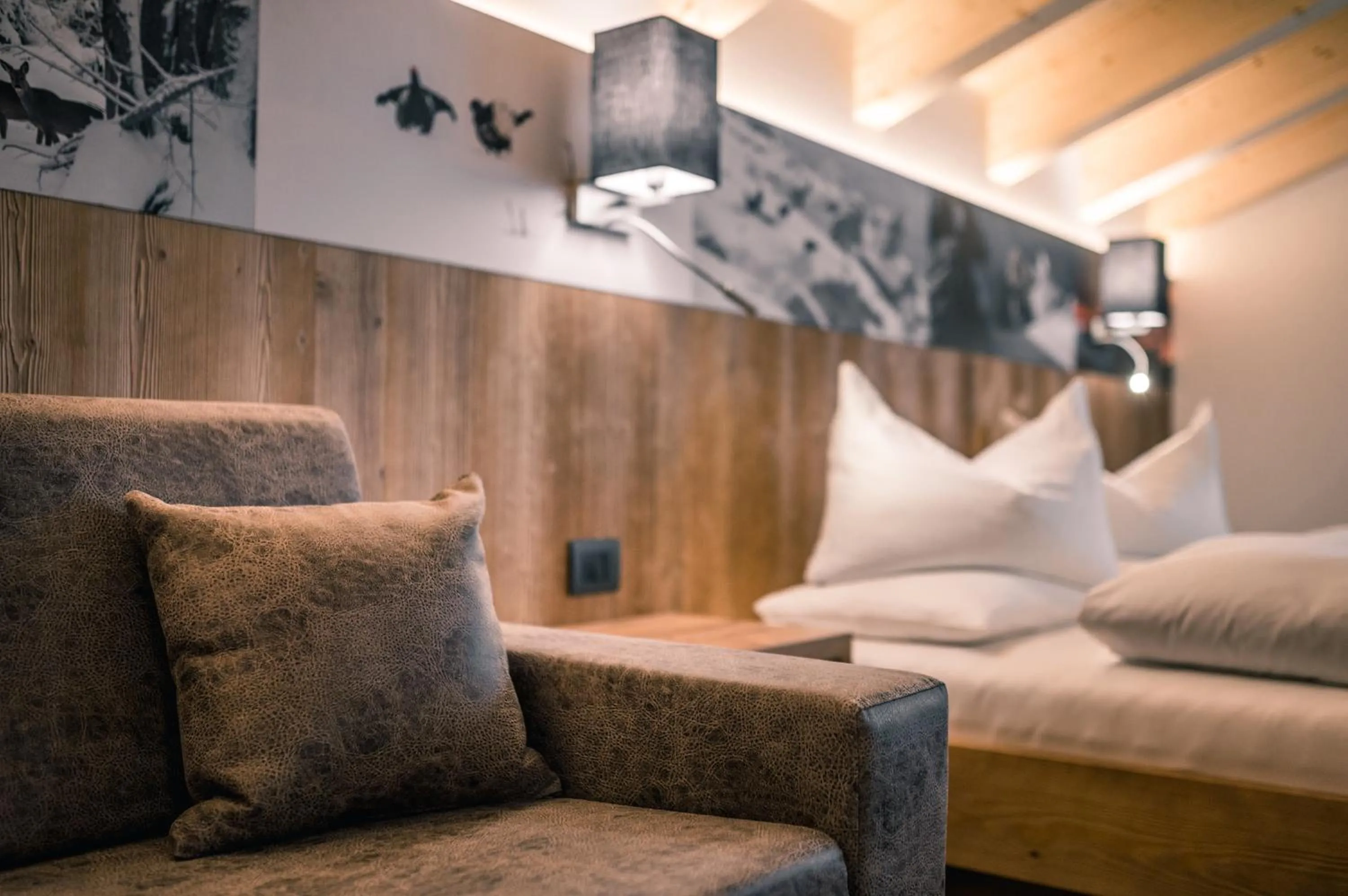 Bed in Hotel Jägerhof