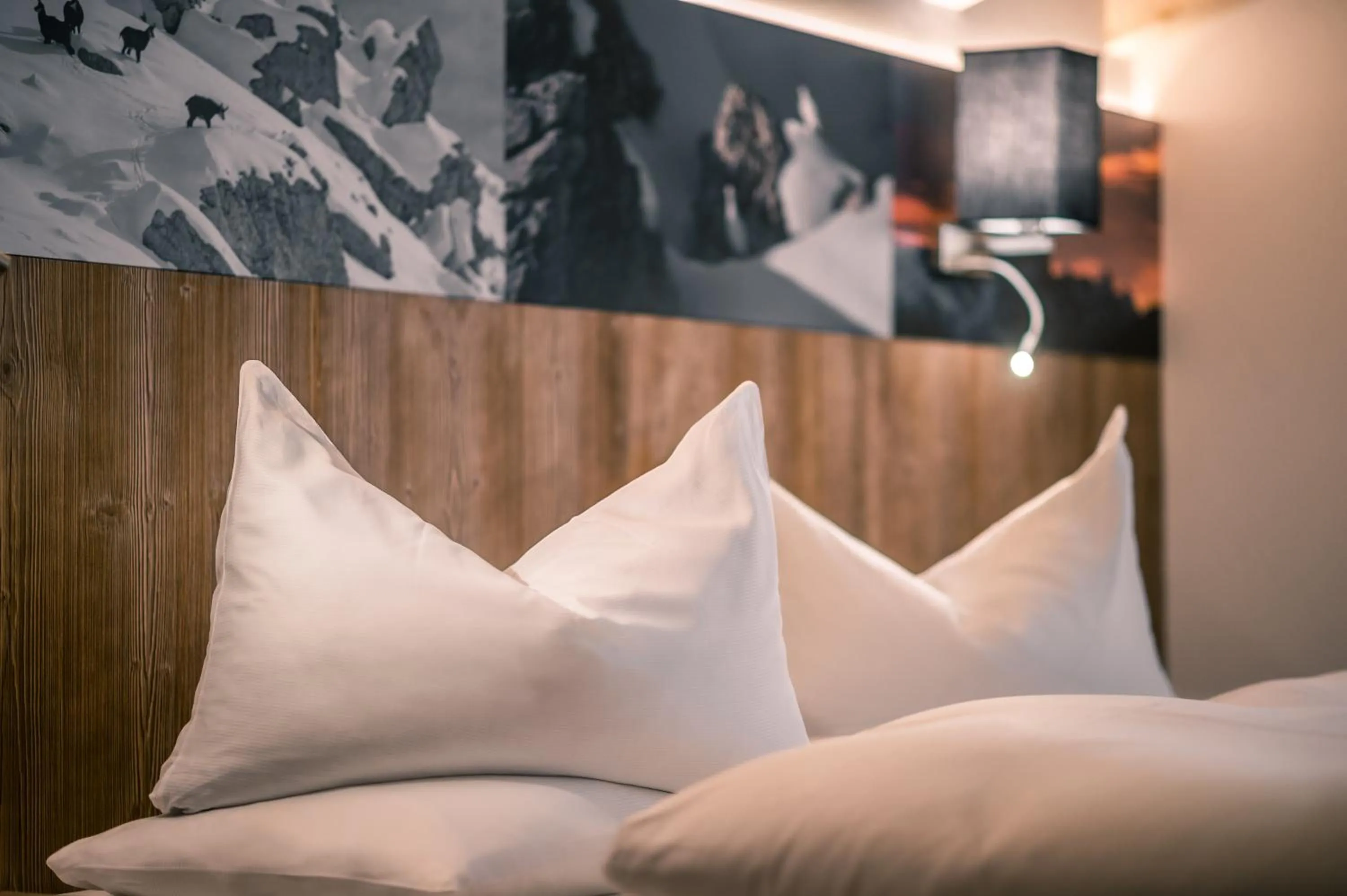 Decorative detail, Bed in Hotel Jägerhof