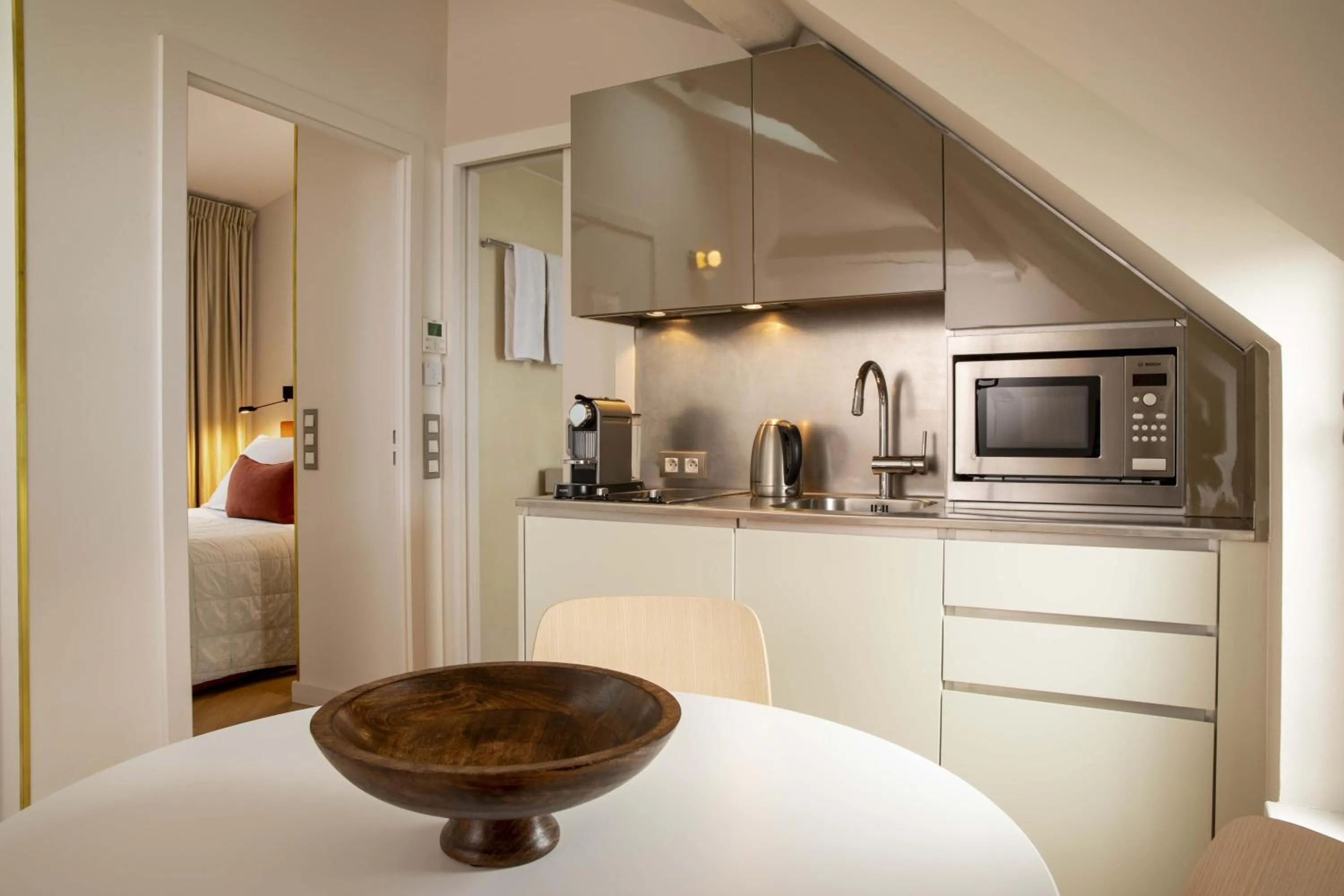 kitchen in Résidence Nell Paris