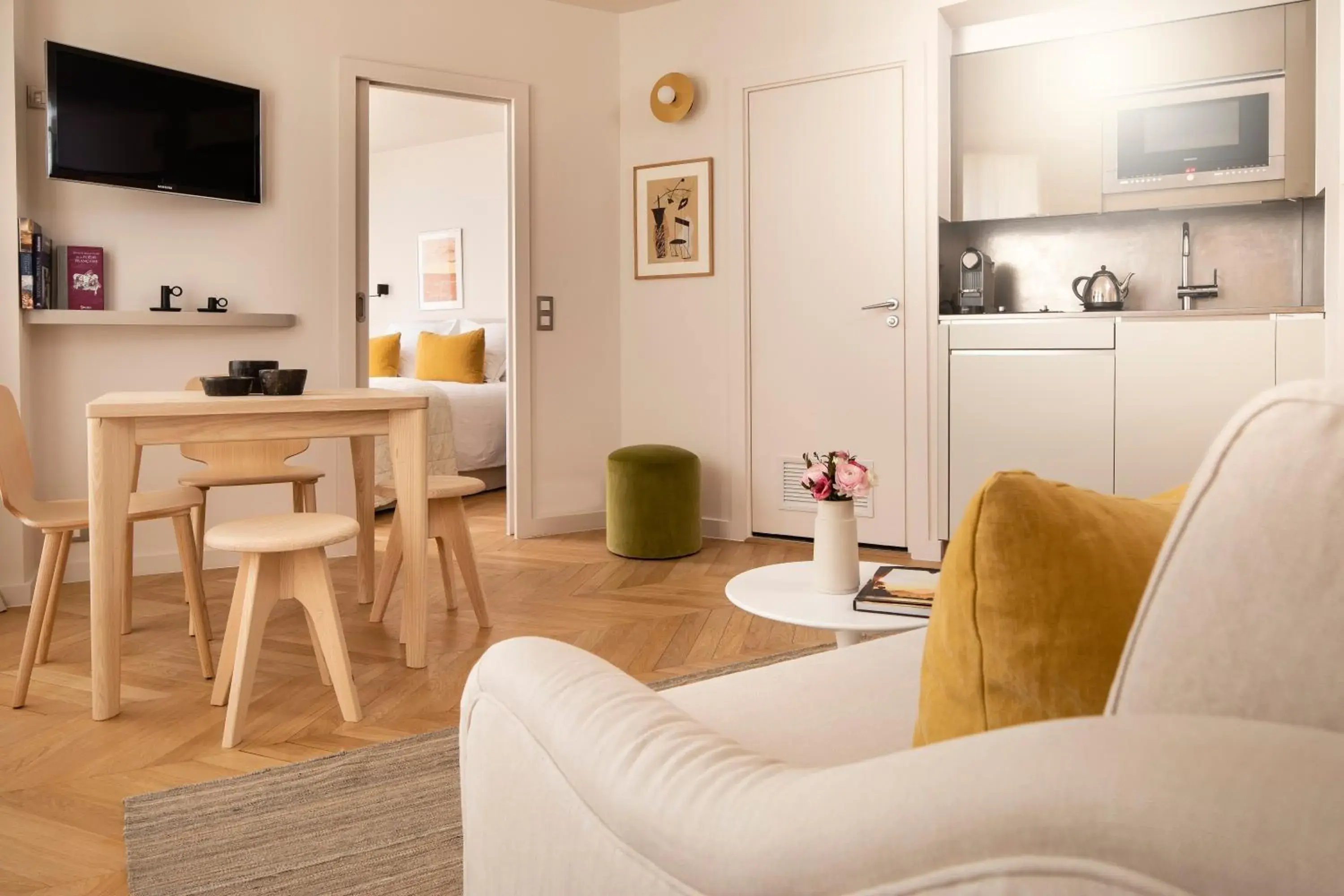 Living room in Résidence Nell Paris Living room in Résidence Nell Paris