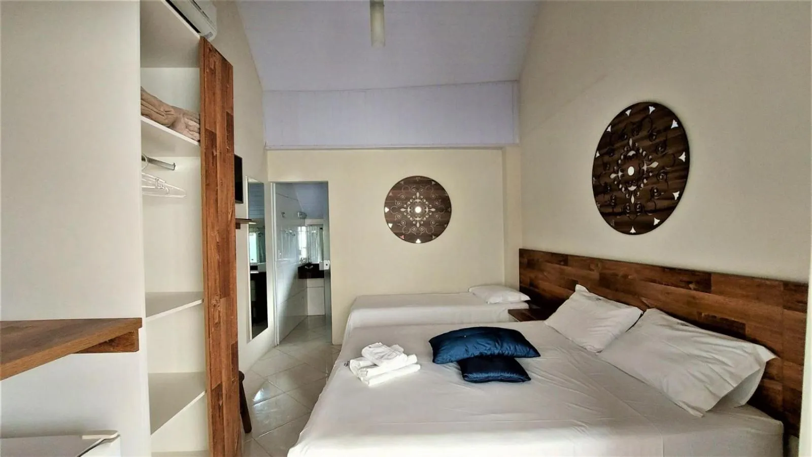 Bed in Pousada Al Mare