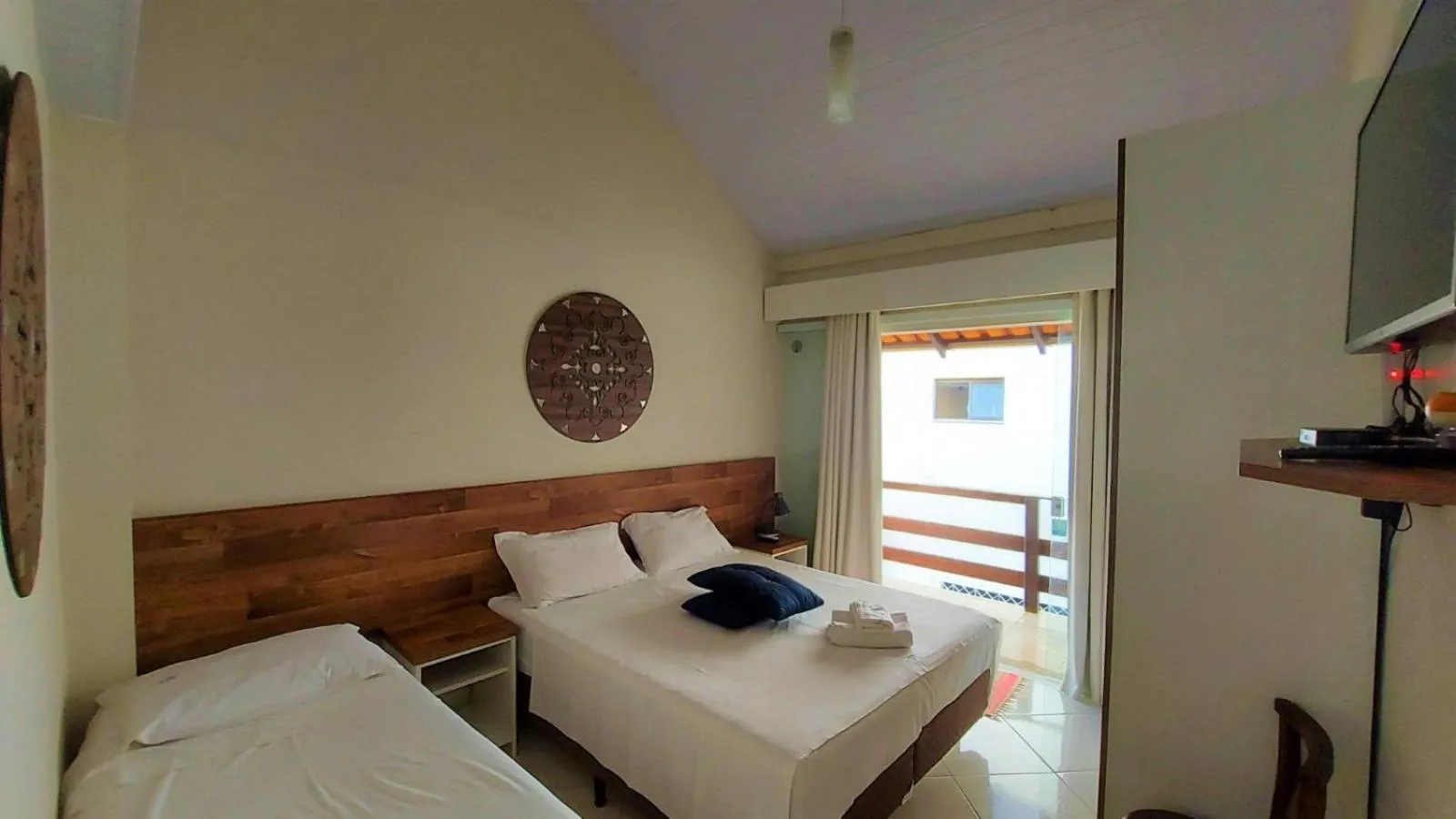 Bed in Pousada Al Mare