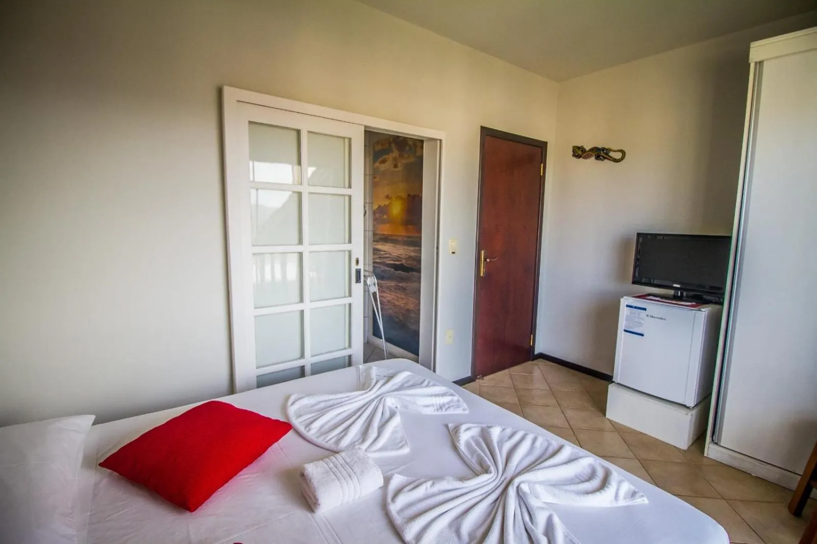 TV and multimedia, Bed in Pousada Al Mare