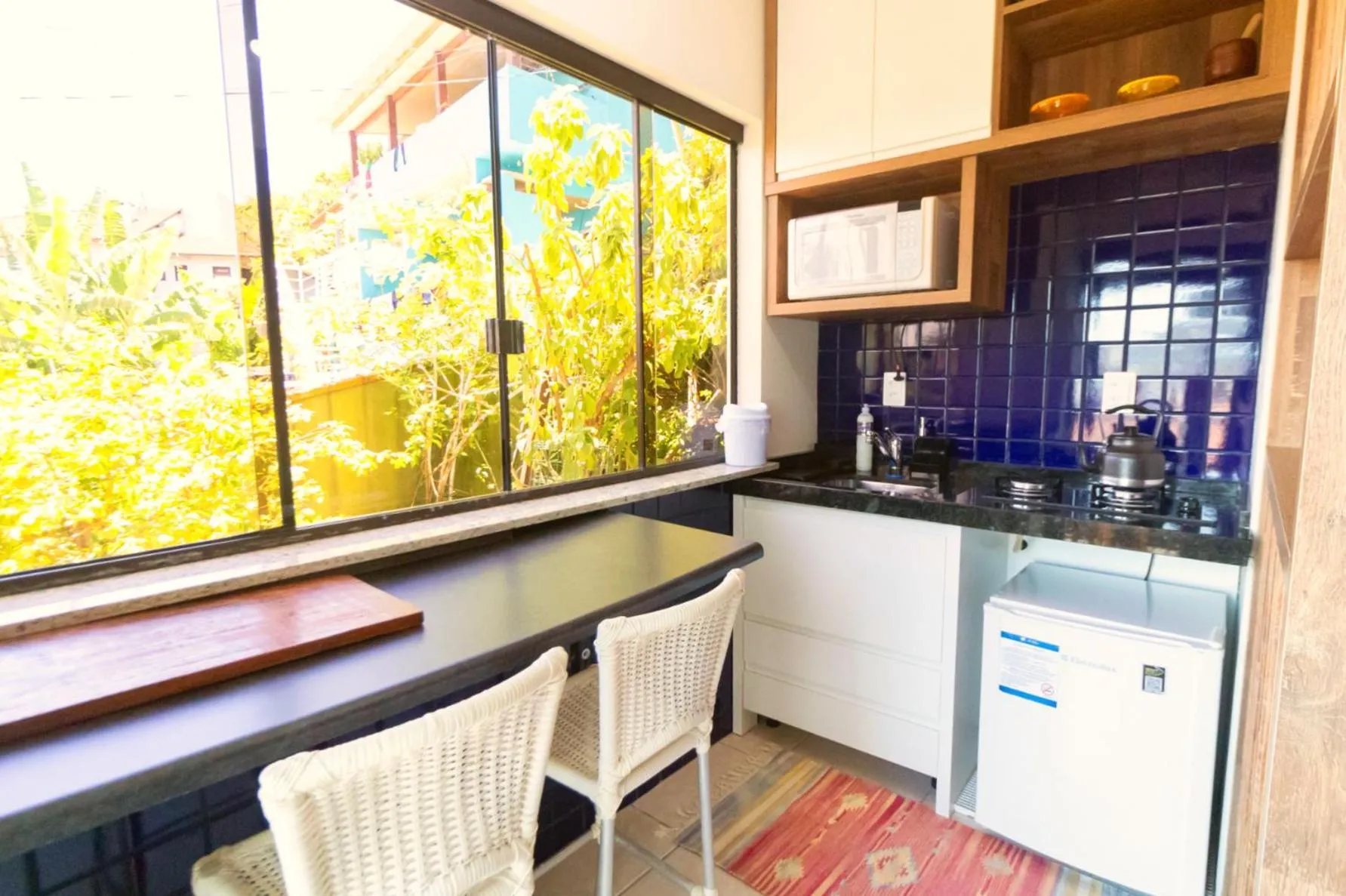 Kitchen or kitchenette in Pousada Al Mare
