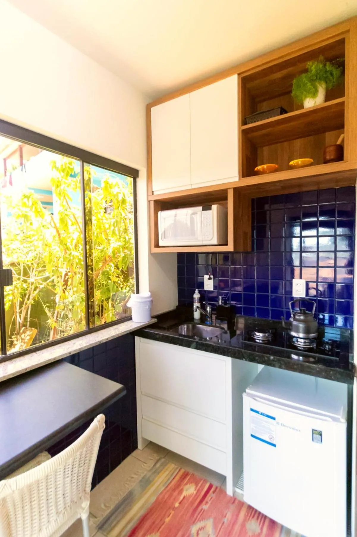 Kitchen or kitchenette in Pousada Al Mare