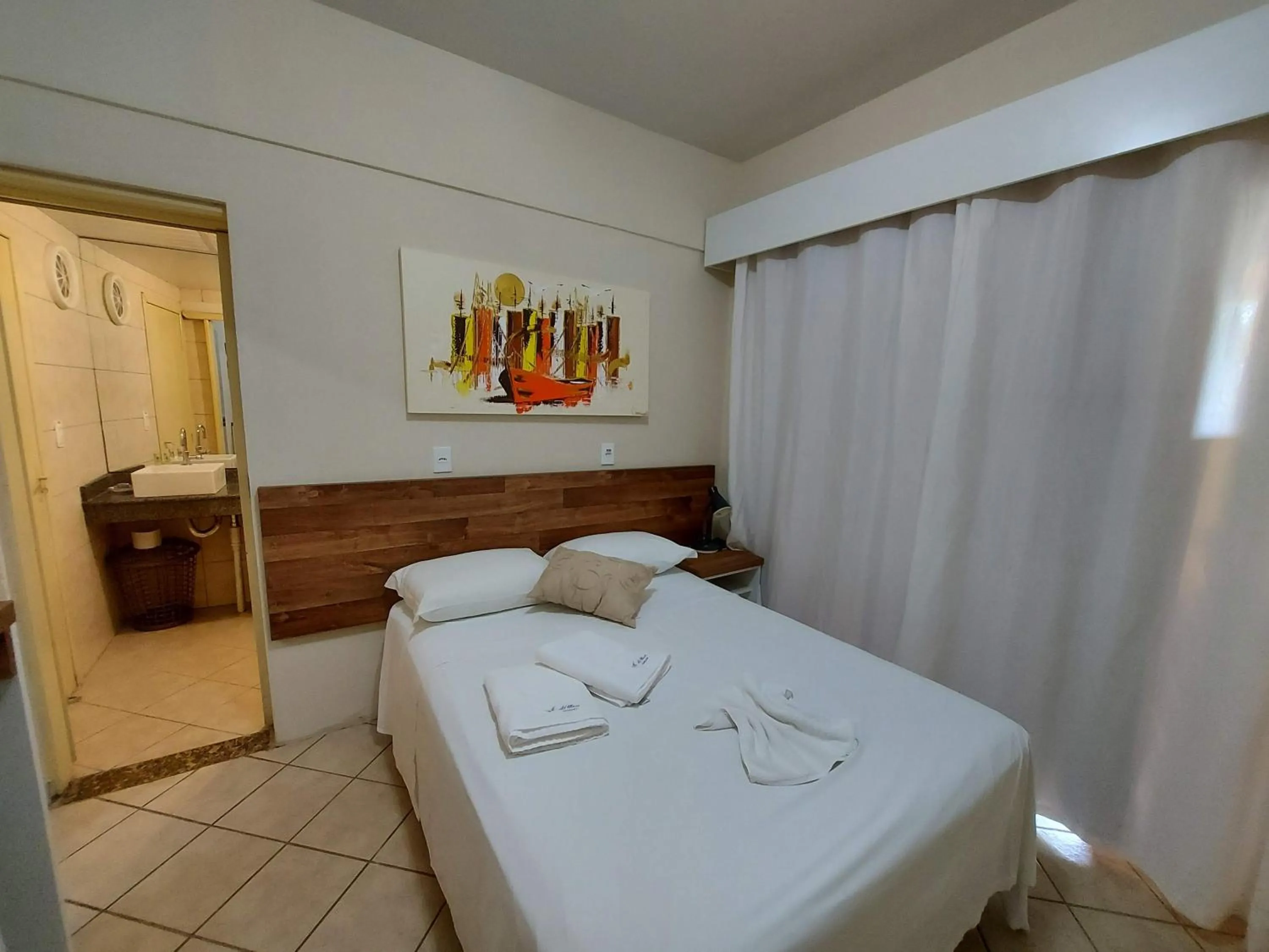 Bedroom, Bed in Pousada Al Mare