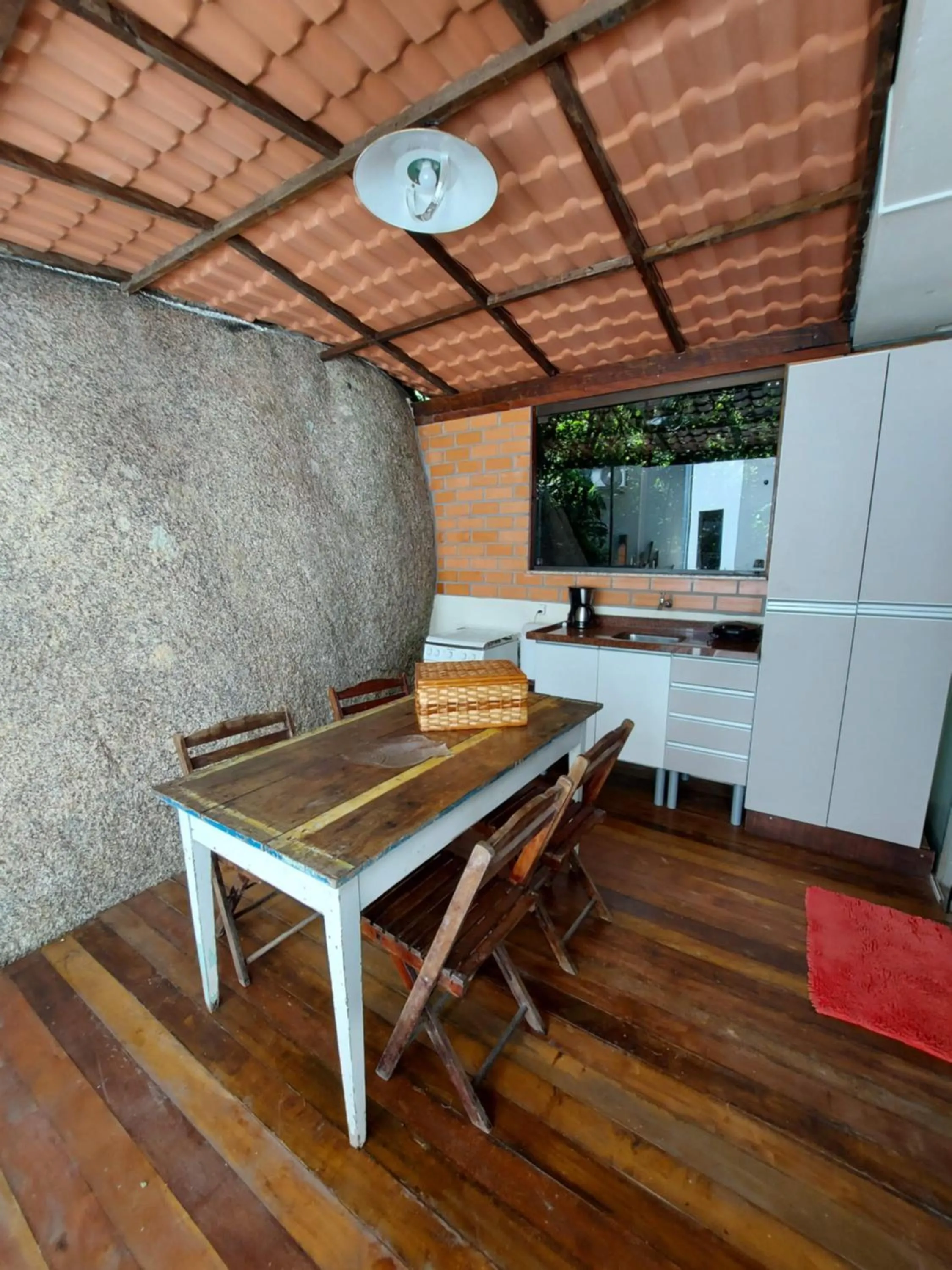 Kitchen or kitchenette in Pousada Al Mare