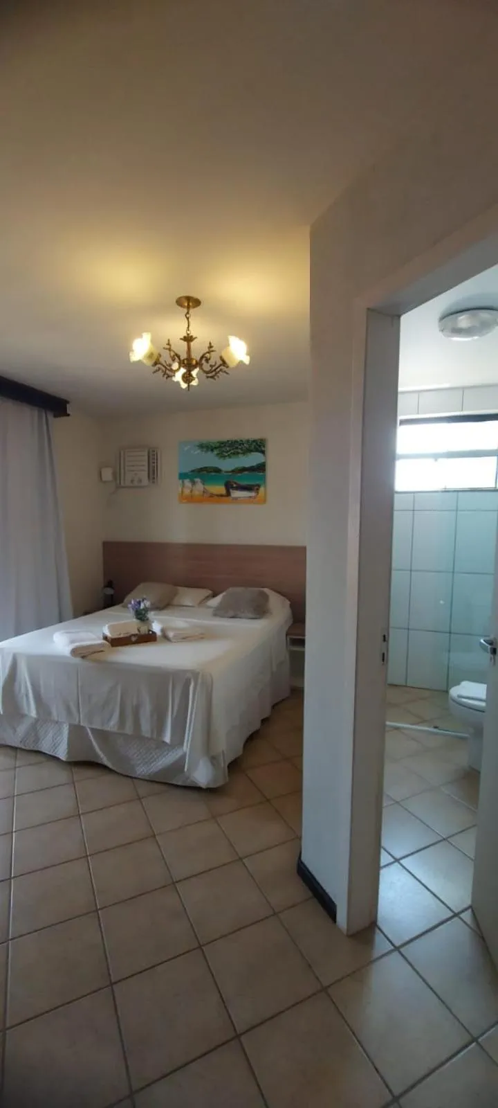Bathroom, Bed in Pousada Al Mare