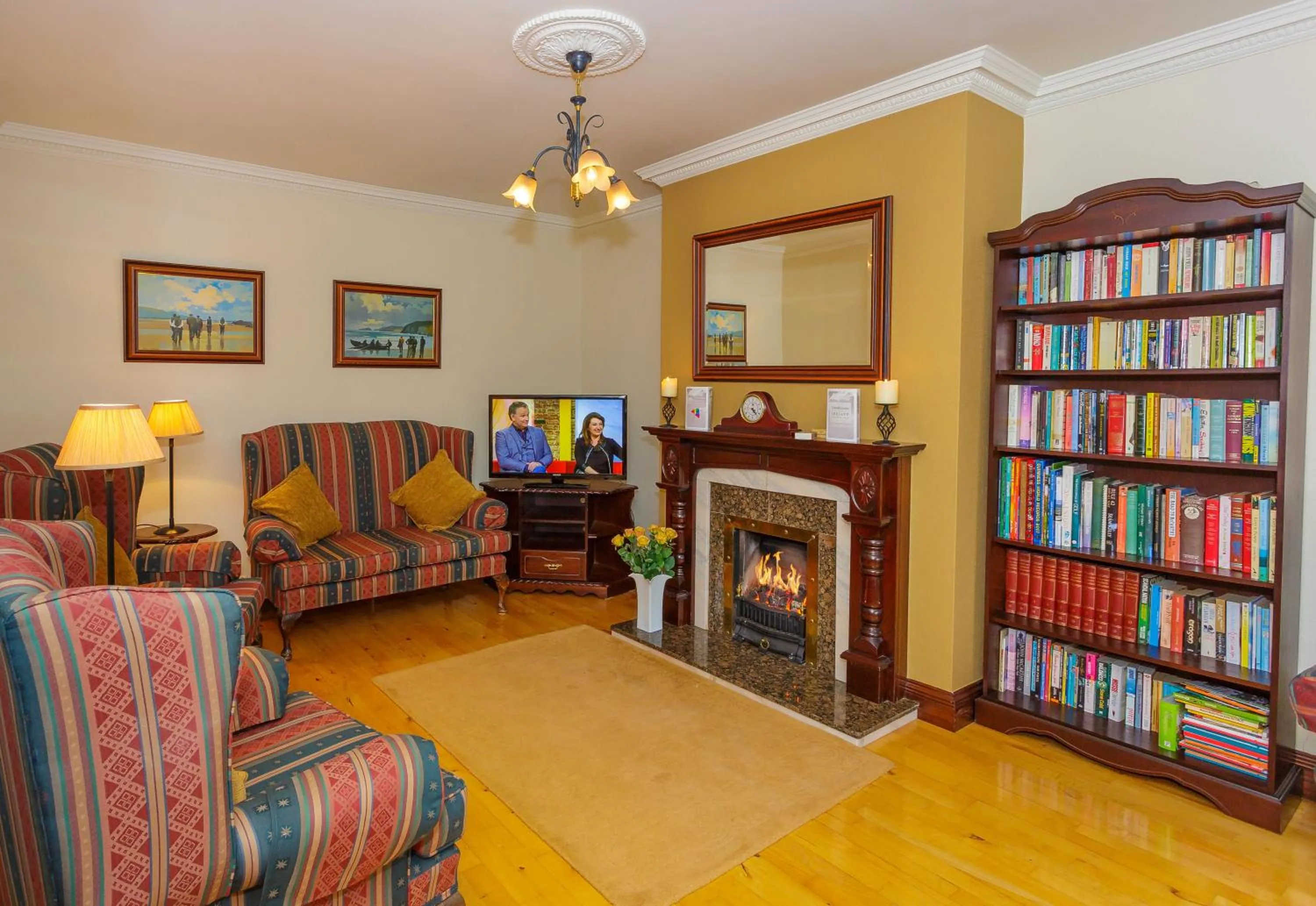 Living room in Ashville House