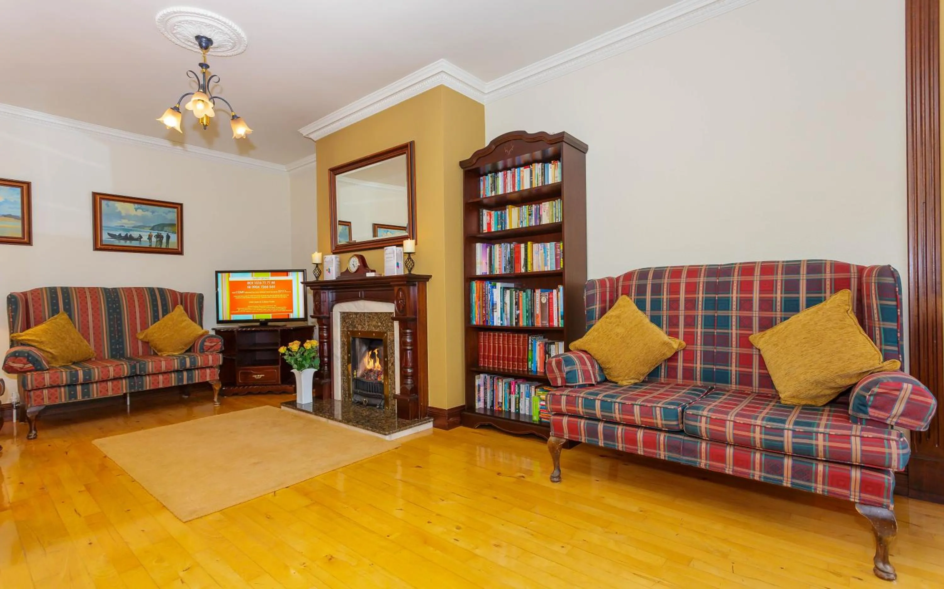 Living room in Ashville House