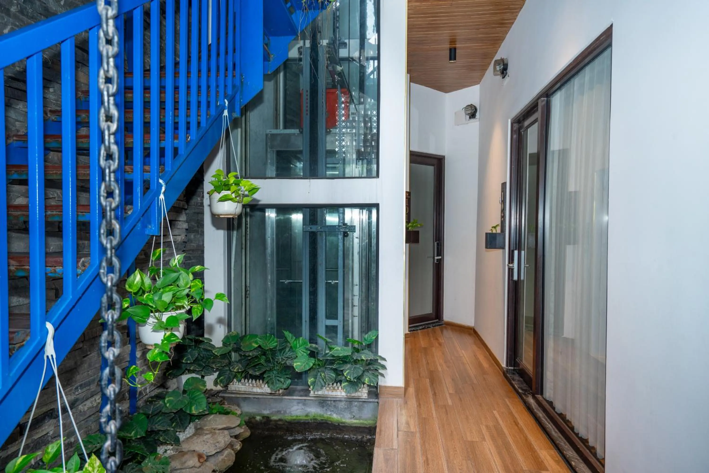 elevator in Cani Beach House