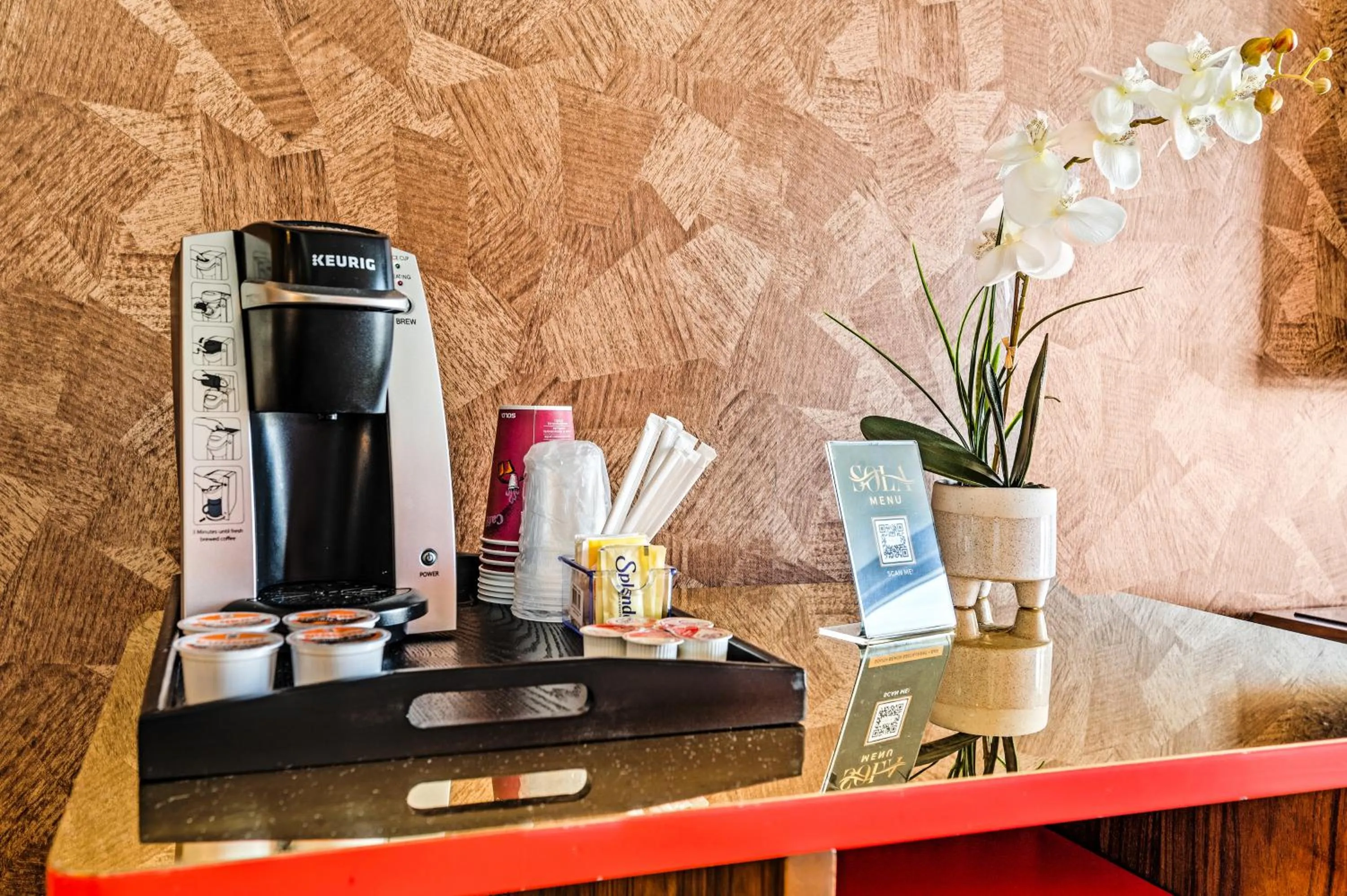 Coffee/tea facilities in The Fairwind Hotel