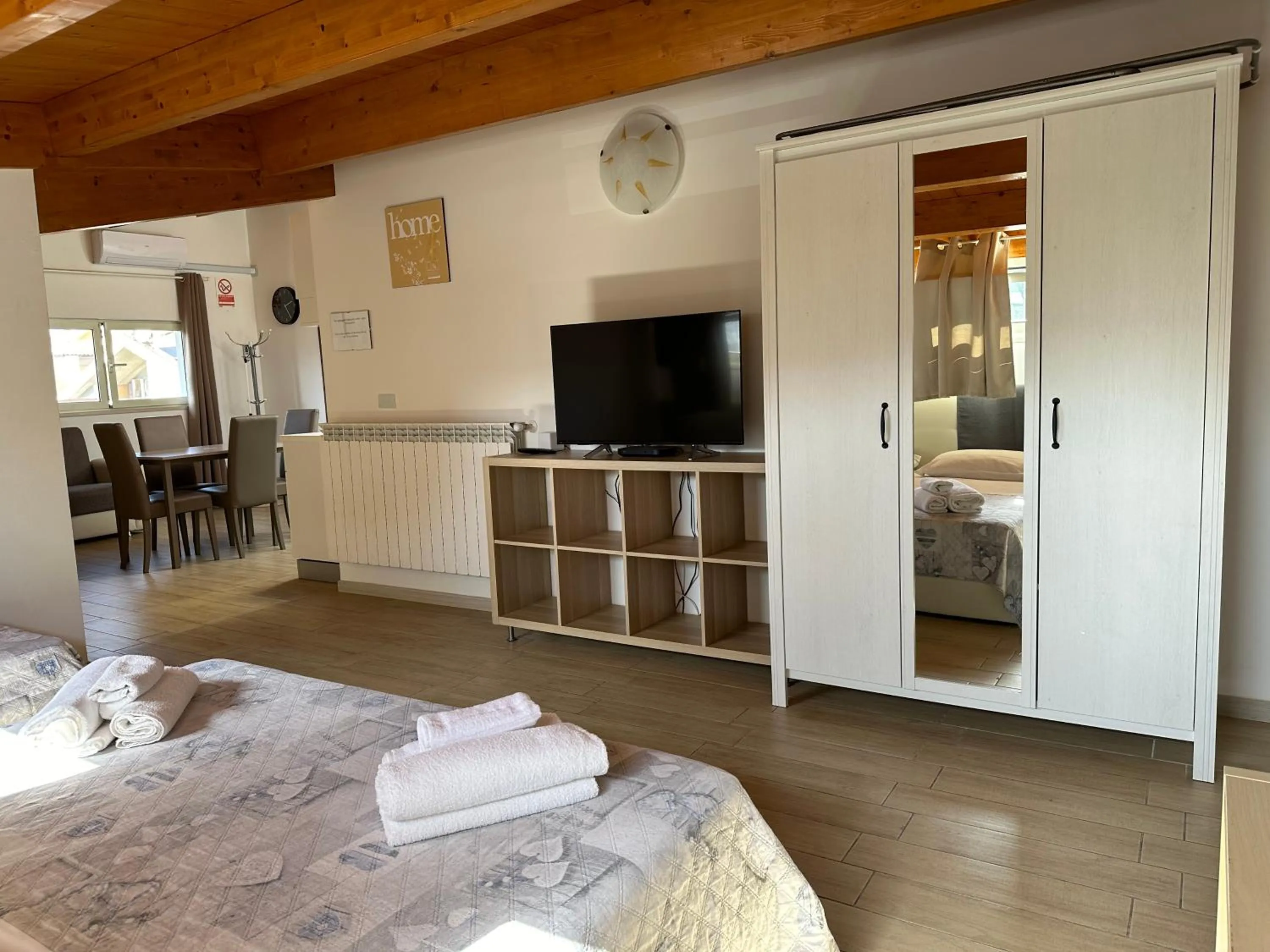 Bed in B&B Le Mansarde