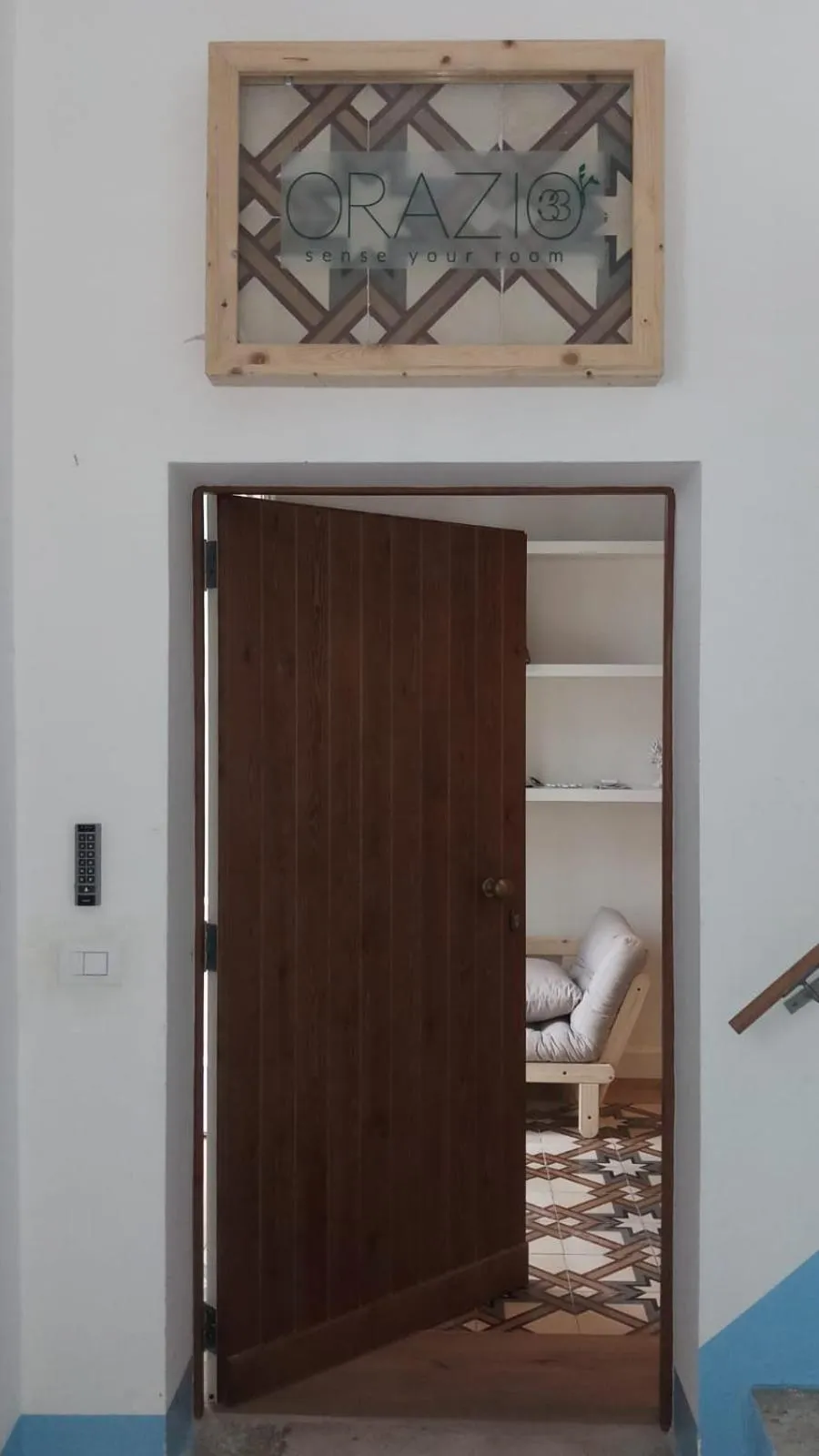 Decorative detail in Orazio33 b&b