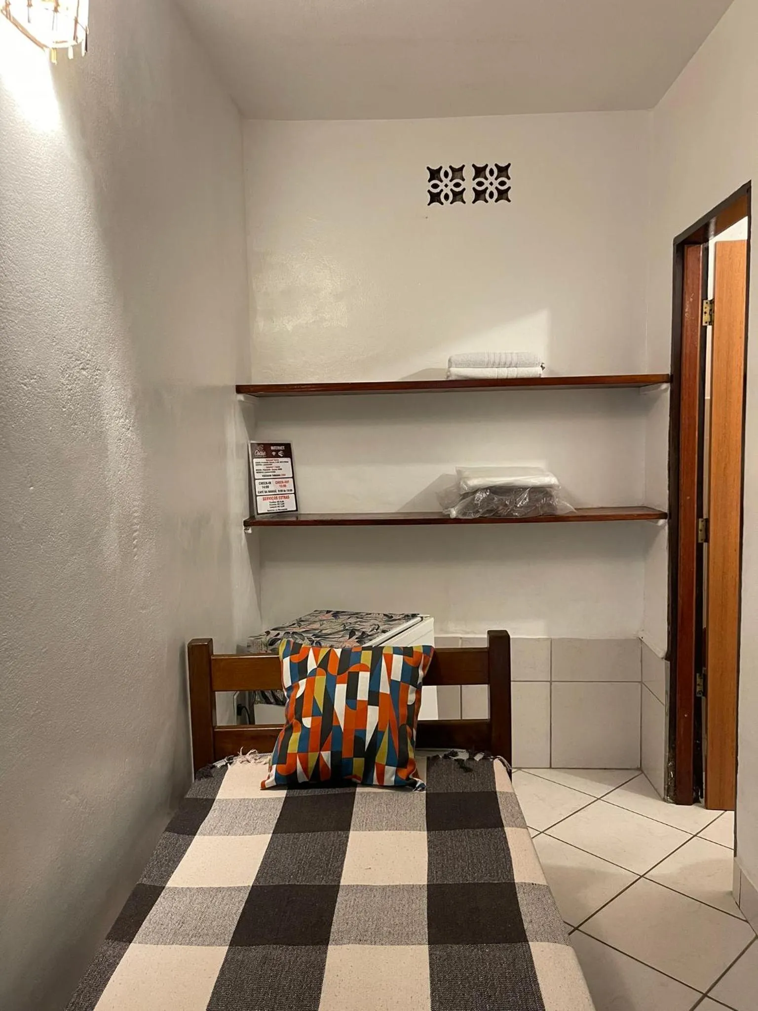 Bed in Pousada do Cacau