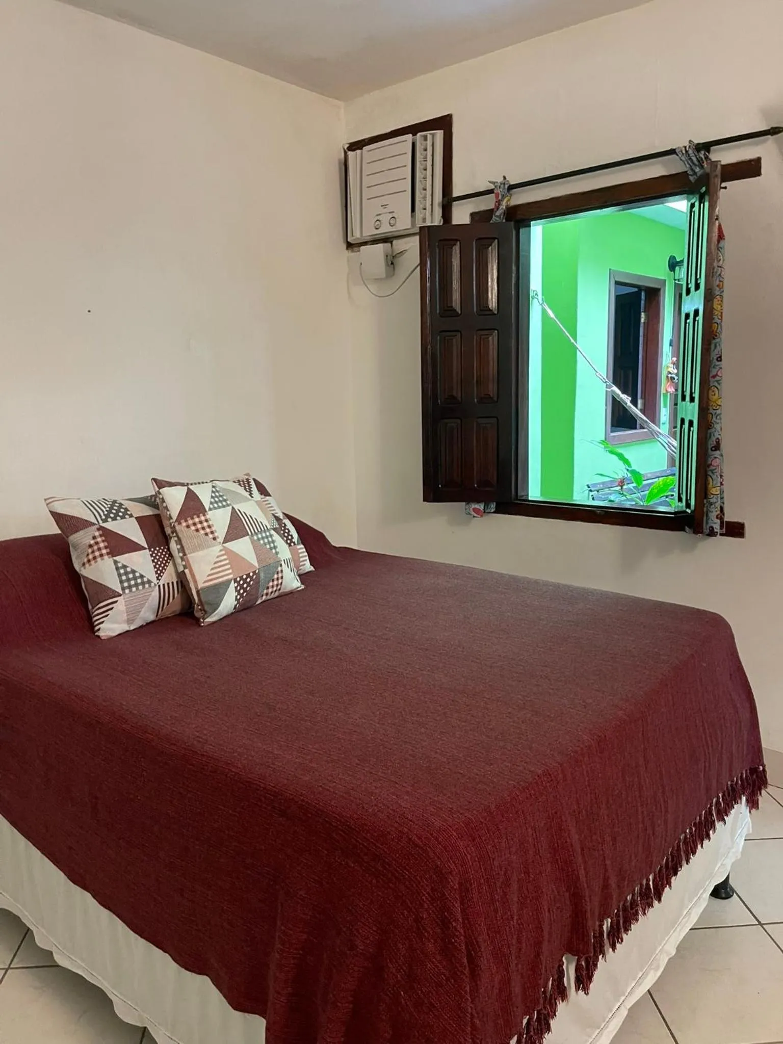 Bed in Pousada do Cacau