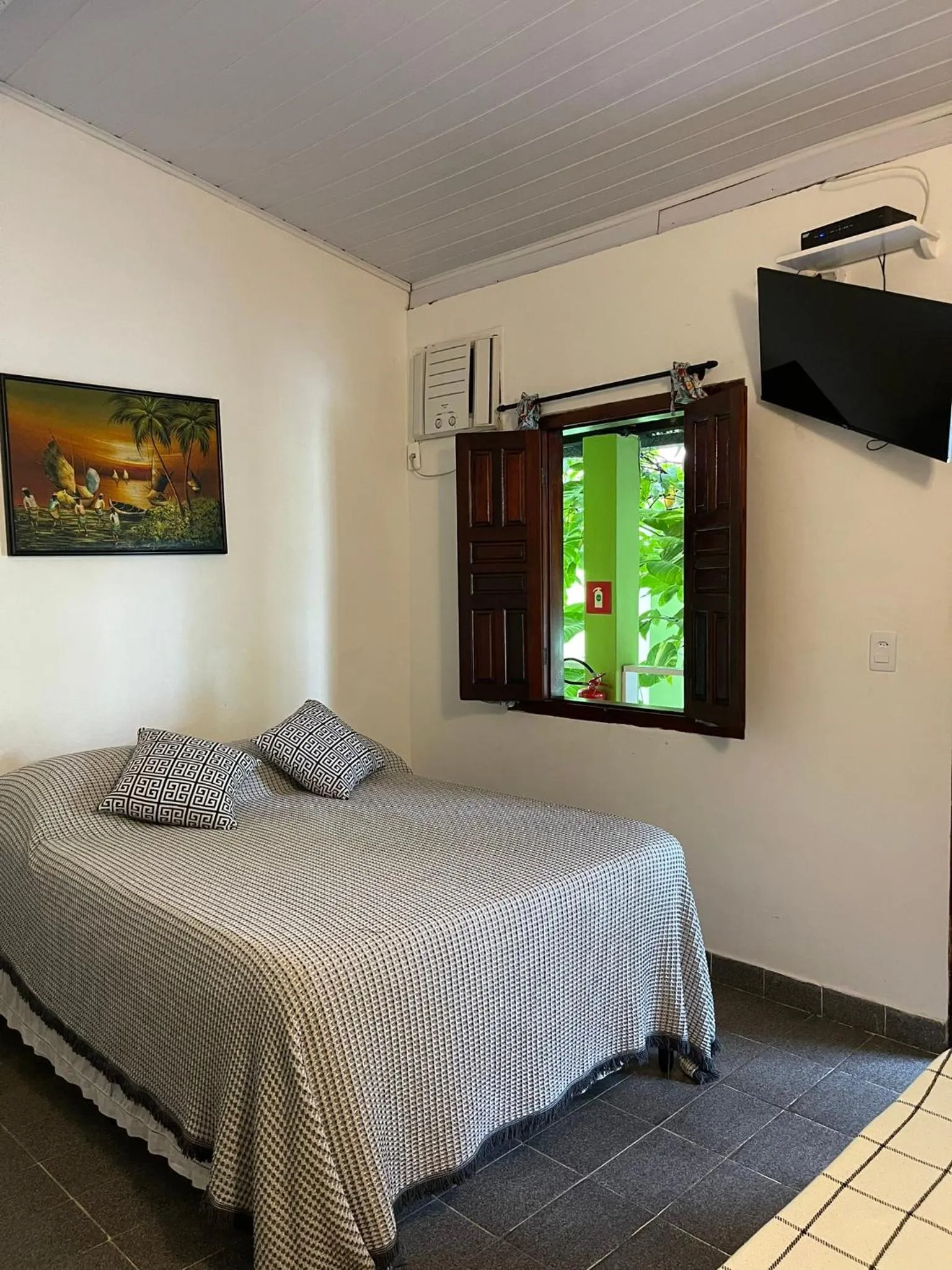 Bed in Pousada do Cacau