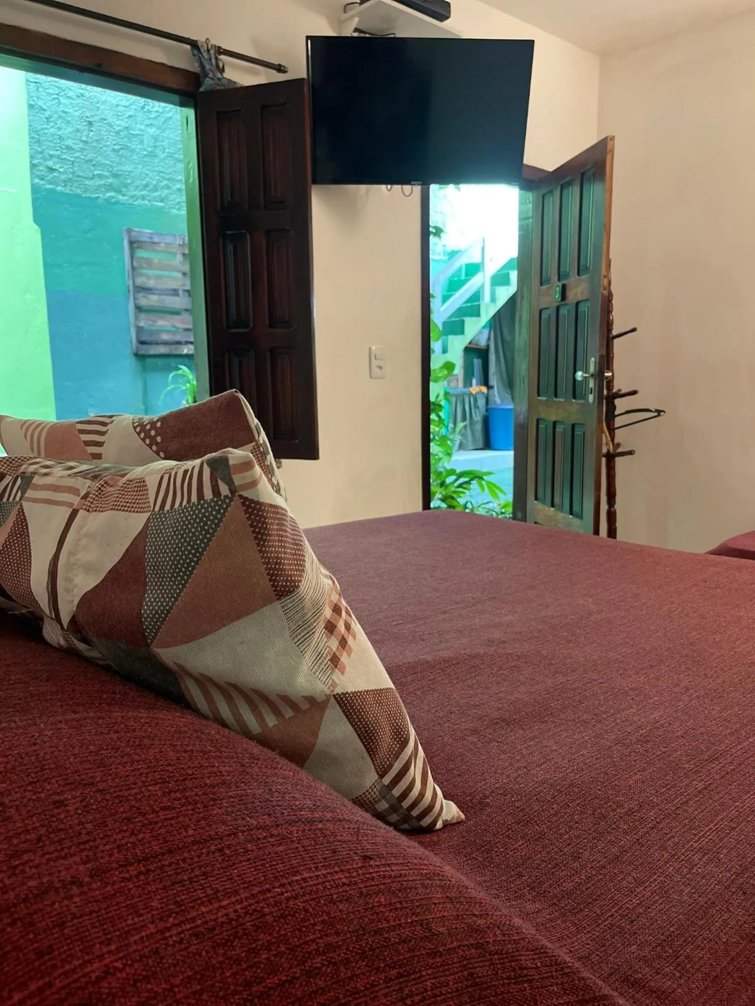 Bed in Pousada do Cacau