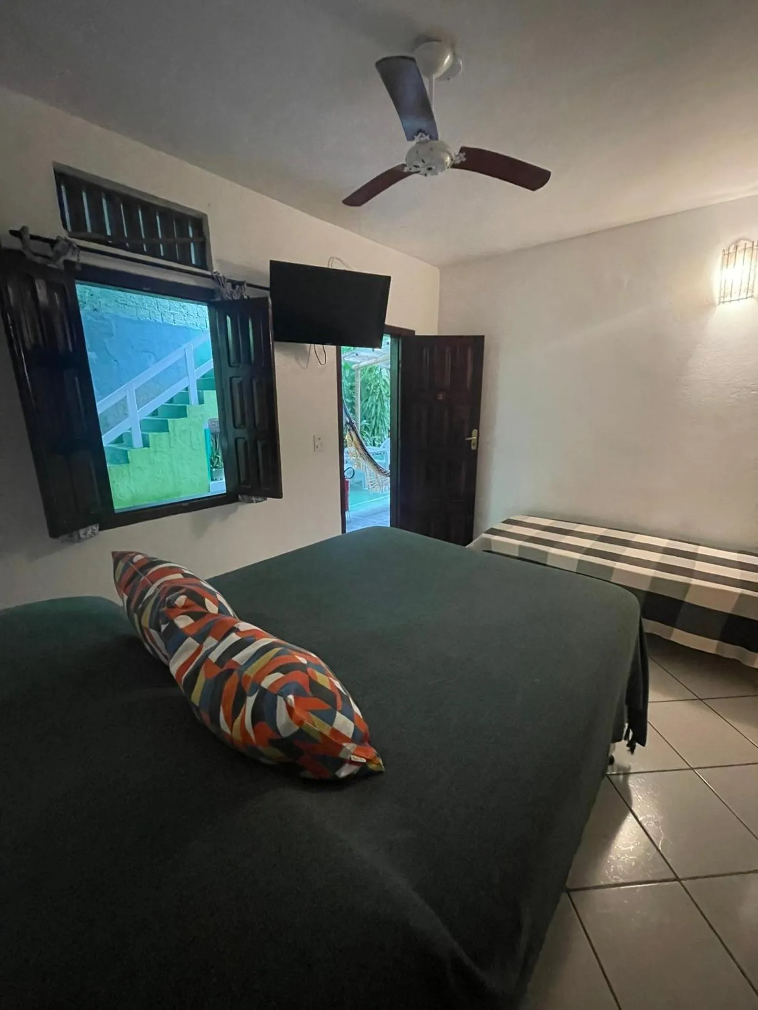 Bed in Pousada do Cacau