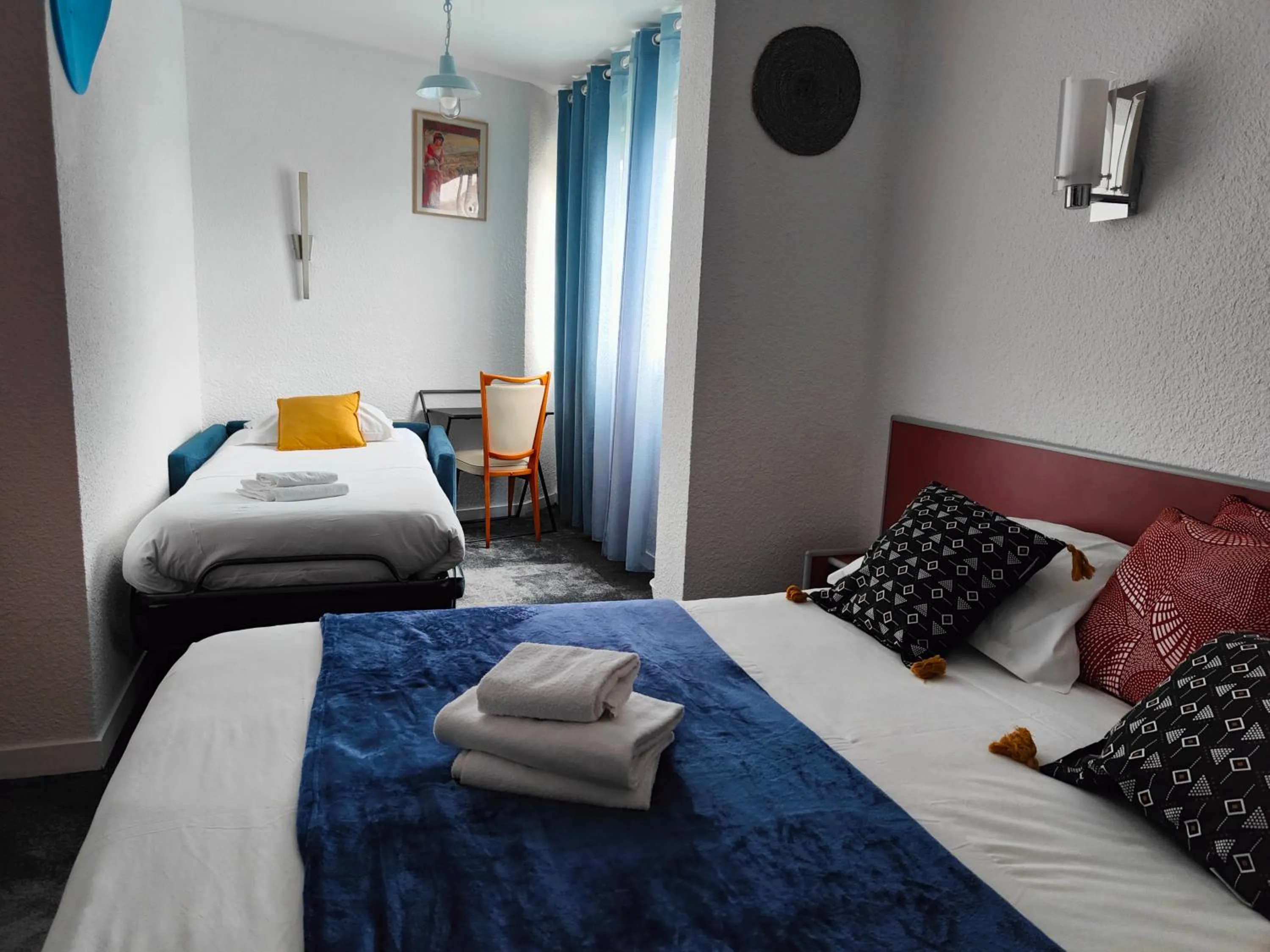 Bed in Hotel Au Val Doré