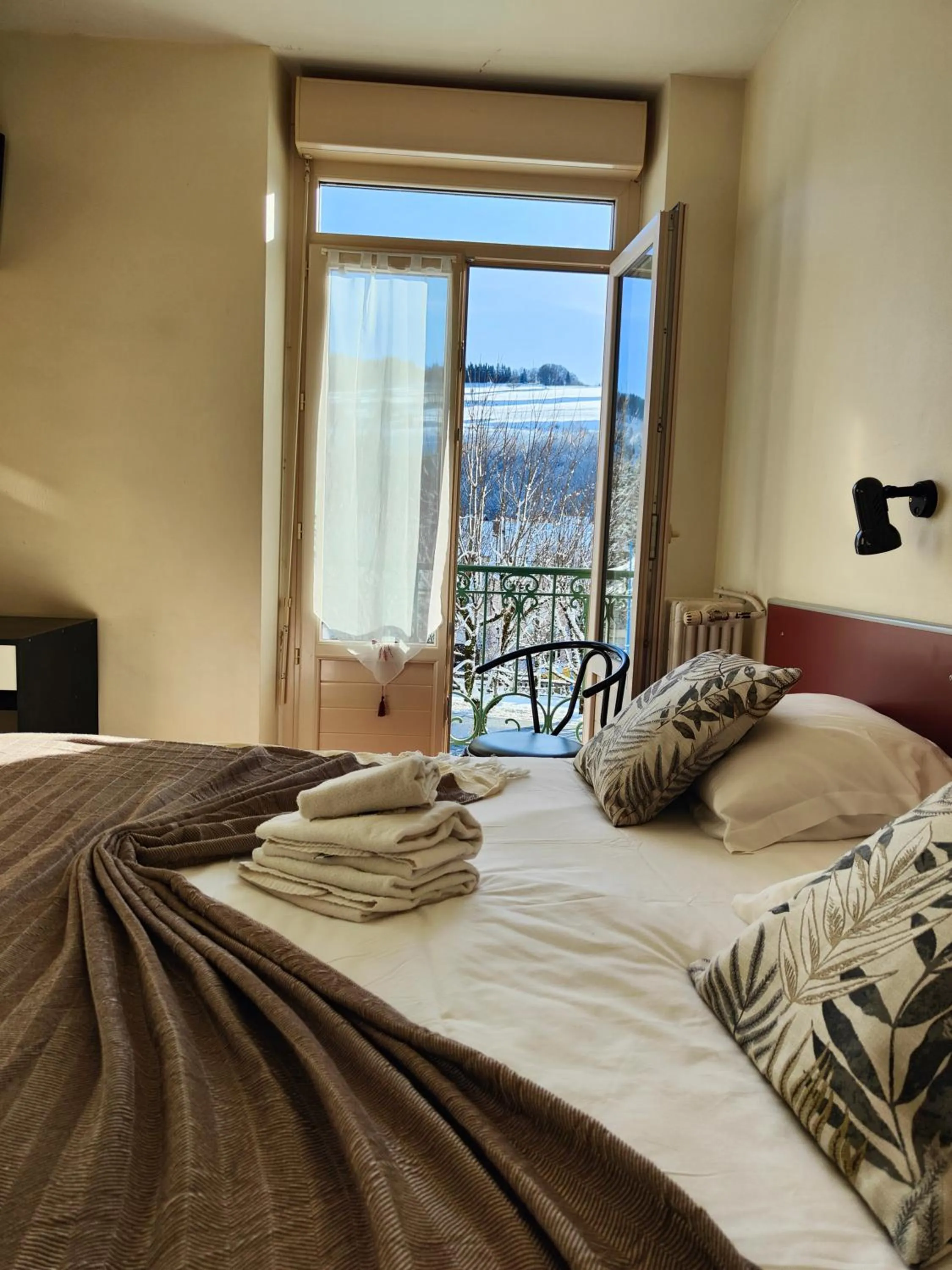 Bed in Hotel Au Val Doré