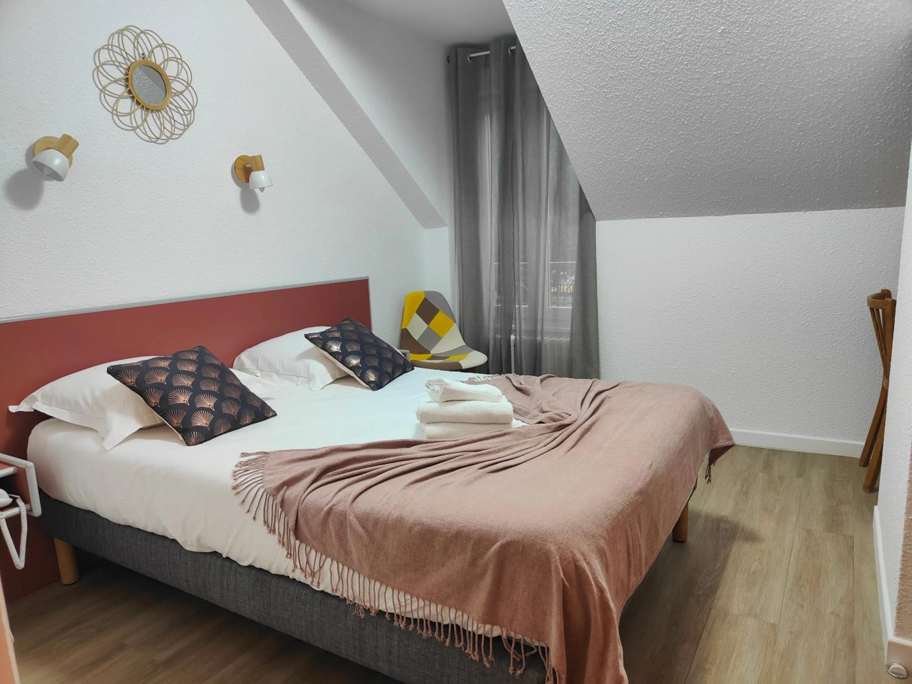 Bed in Hotel Au Val Doré