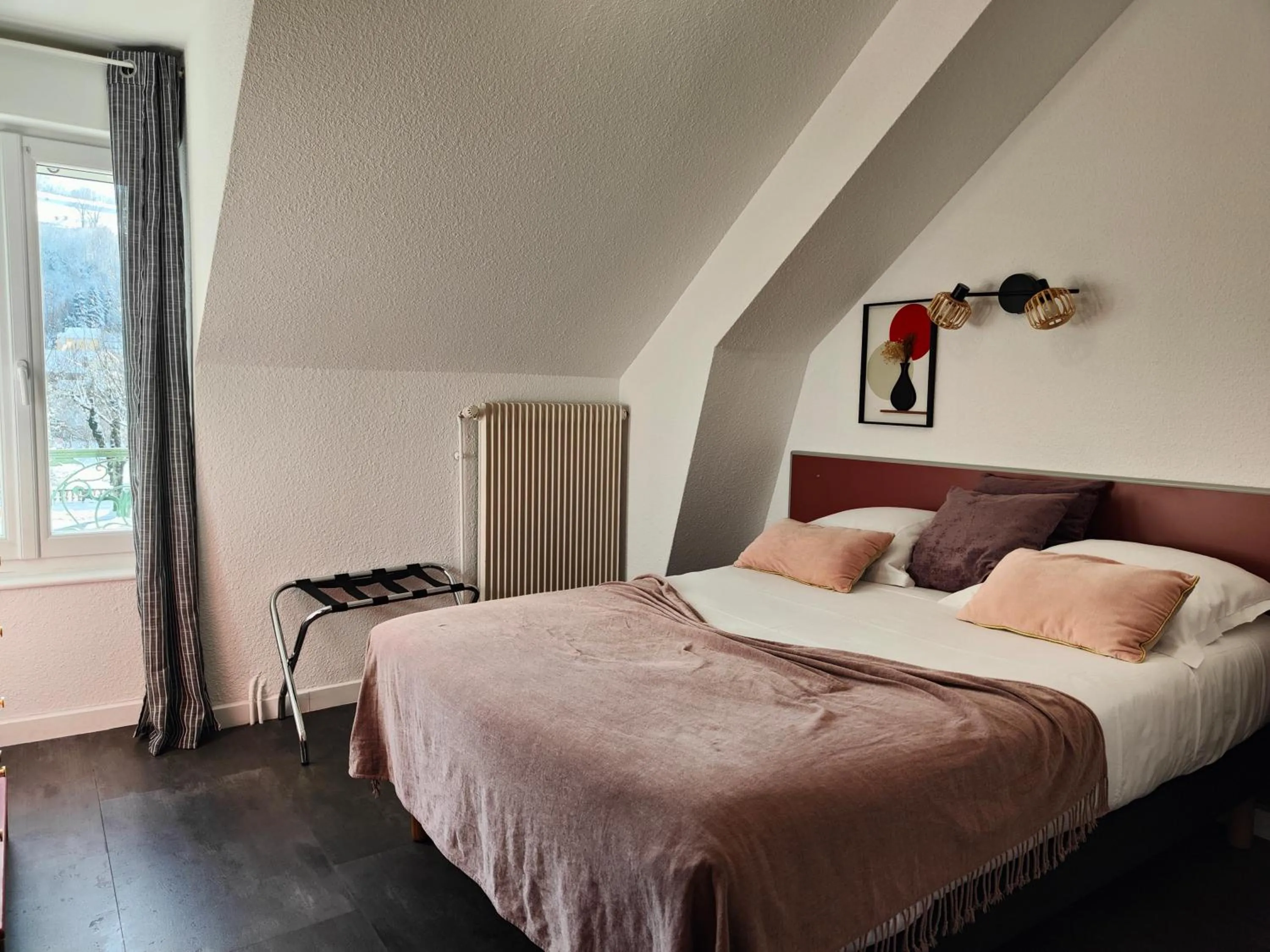 Bed in Hotel Au Val Doré