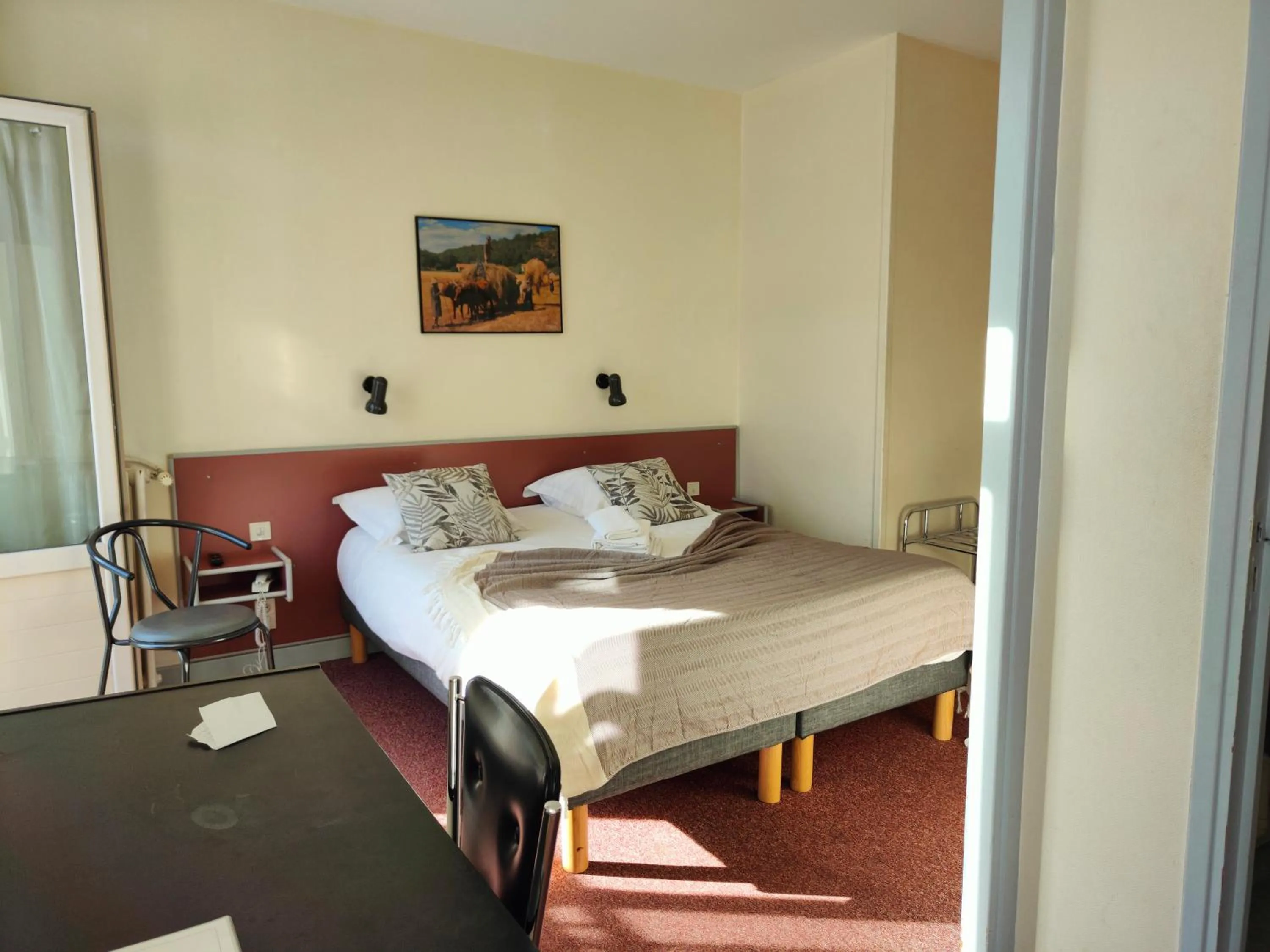 Bed in Hotel Au Val Doré