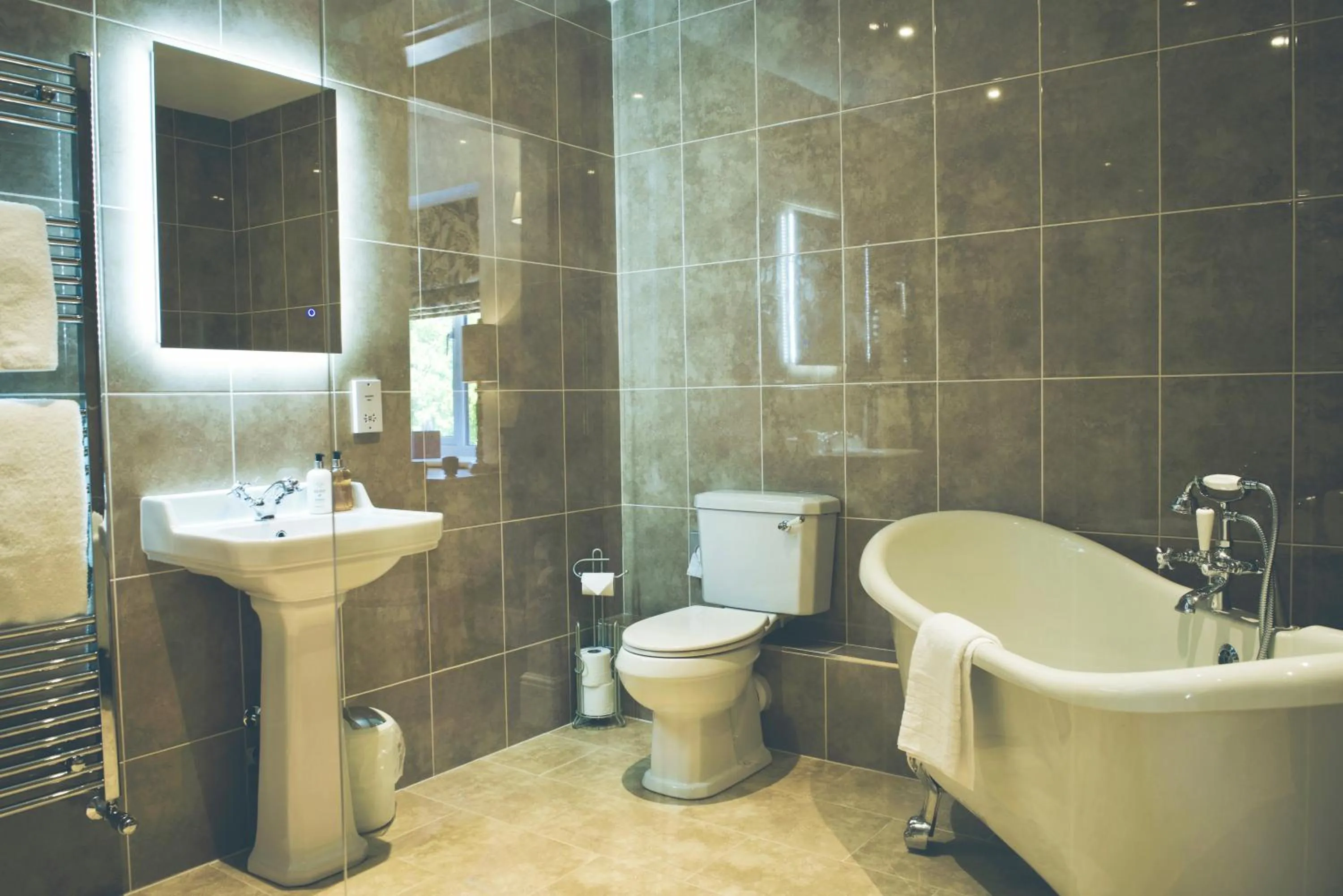 Bathroom in Pyes Mill Hotel Conder Green